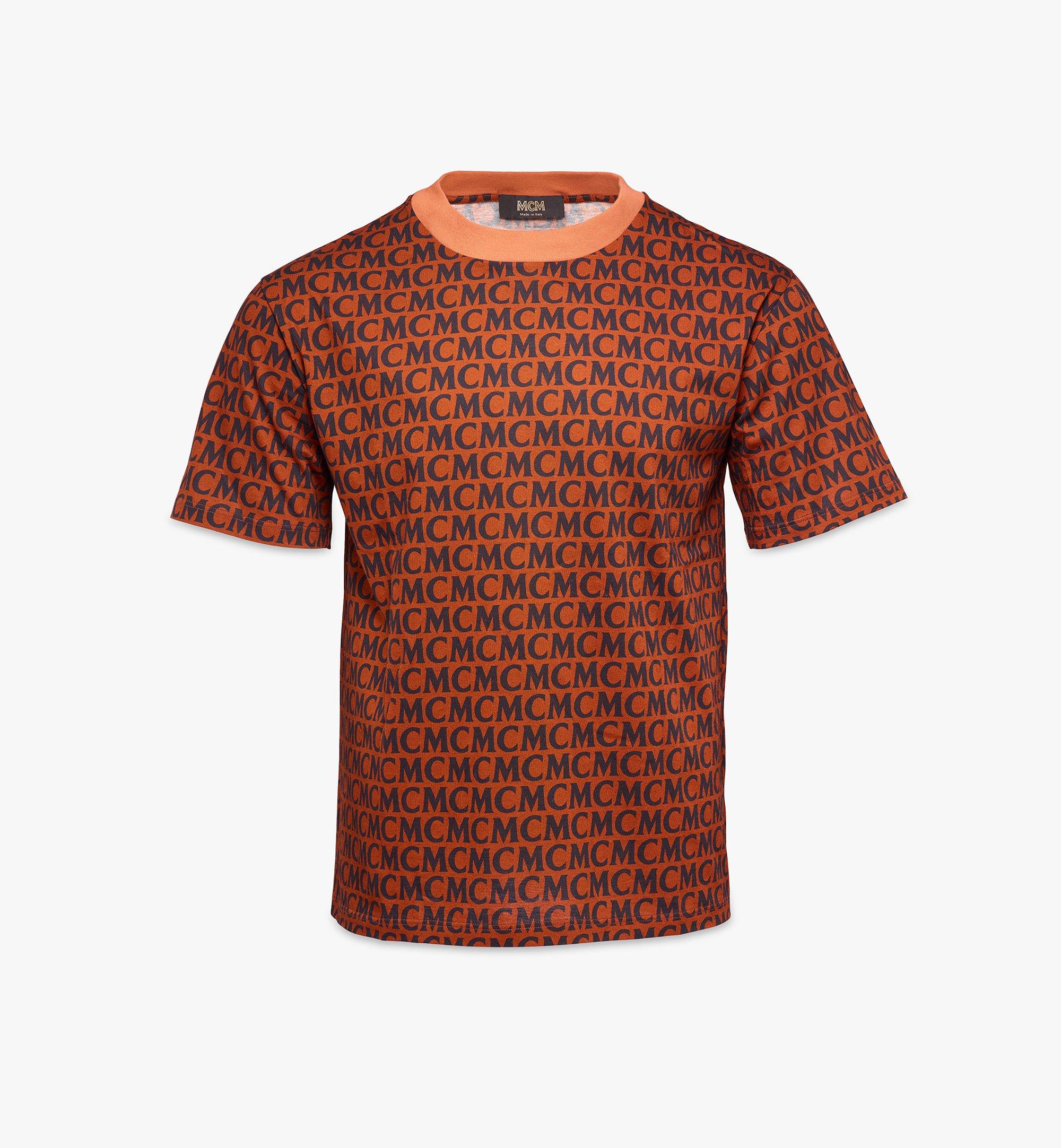 XX-Large Men's MCM Monogram Print T-Shirt in Organic Cotton