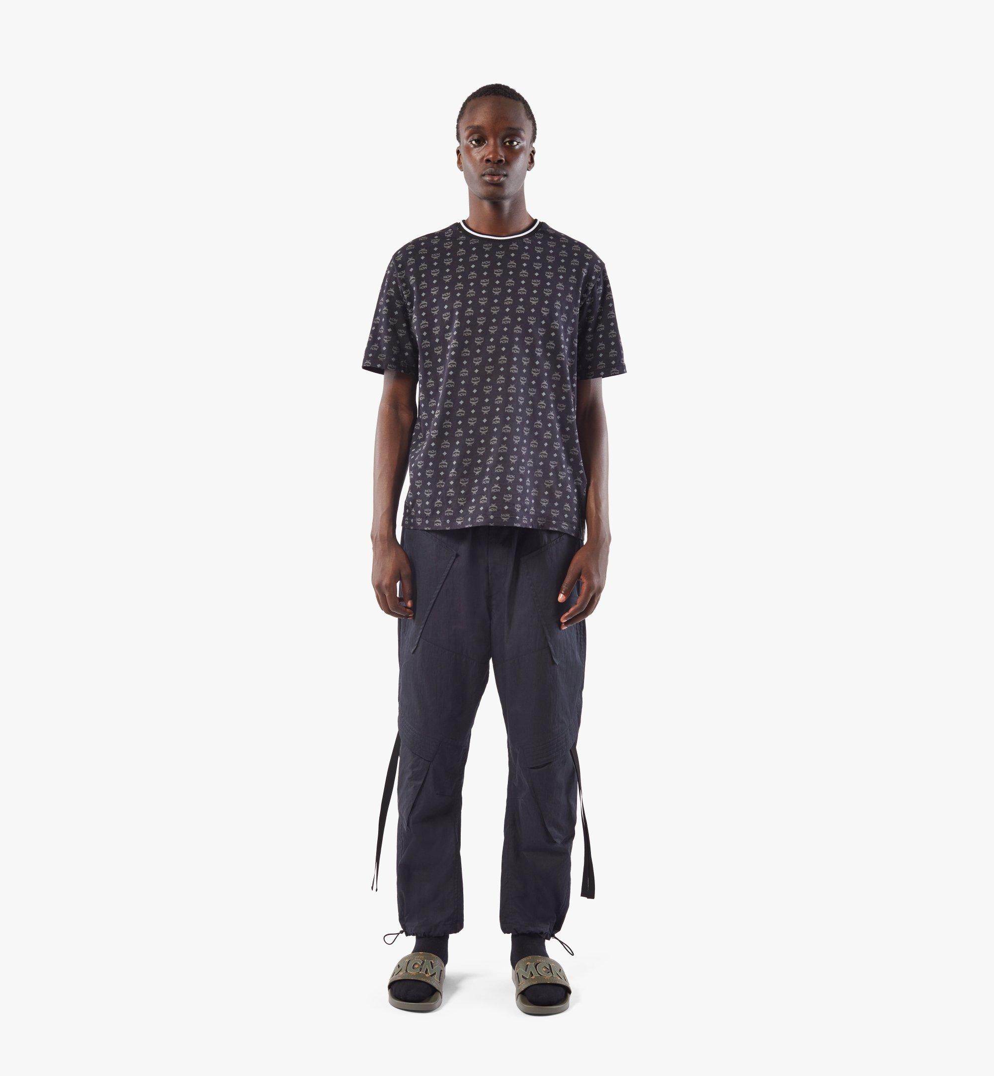 MCM ヴィセトス プリント Tシャツ - オーガニック コットン Black MHTAAMM05BK00S ほかの角度から見る 3