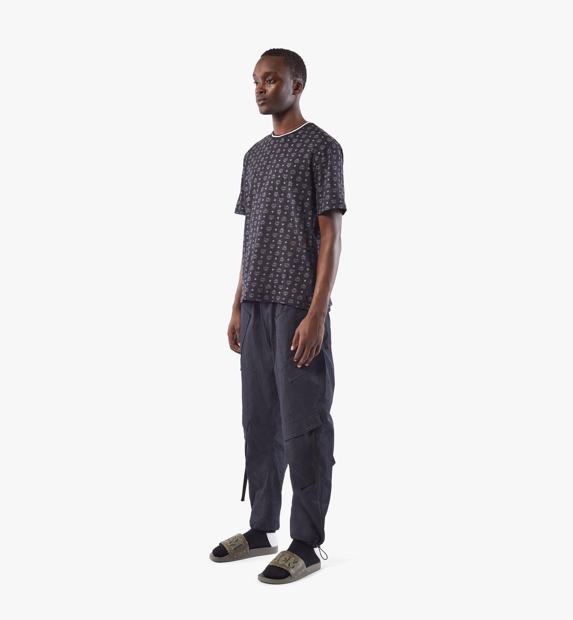 MCM ヴィセトス プリント Tシャツ - オーガニック コットン Black MHTAAMM05BK00S ほかの角度から見る 2