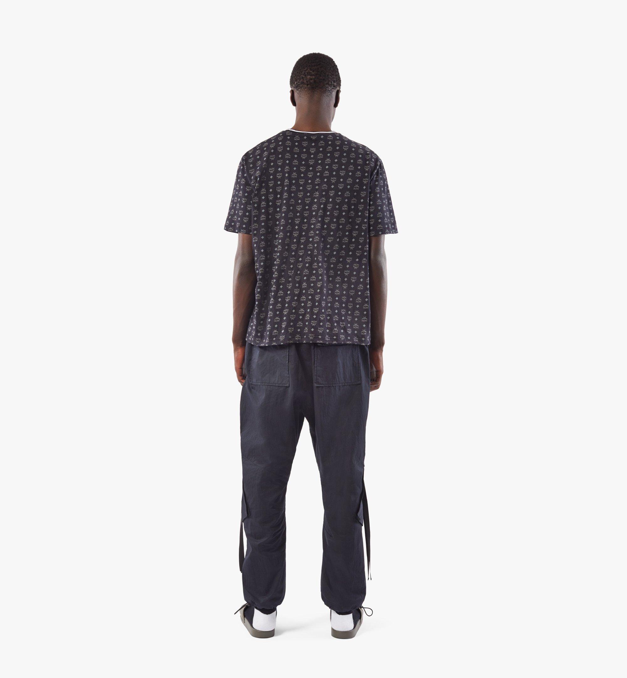 MCM ヴィセトス プリント Tシャツ - オーガニック コットン Black MHTAAMM05BK00S ほかの角度から見る 3