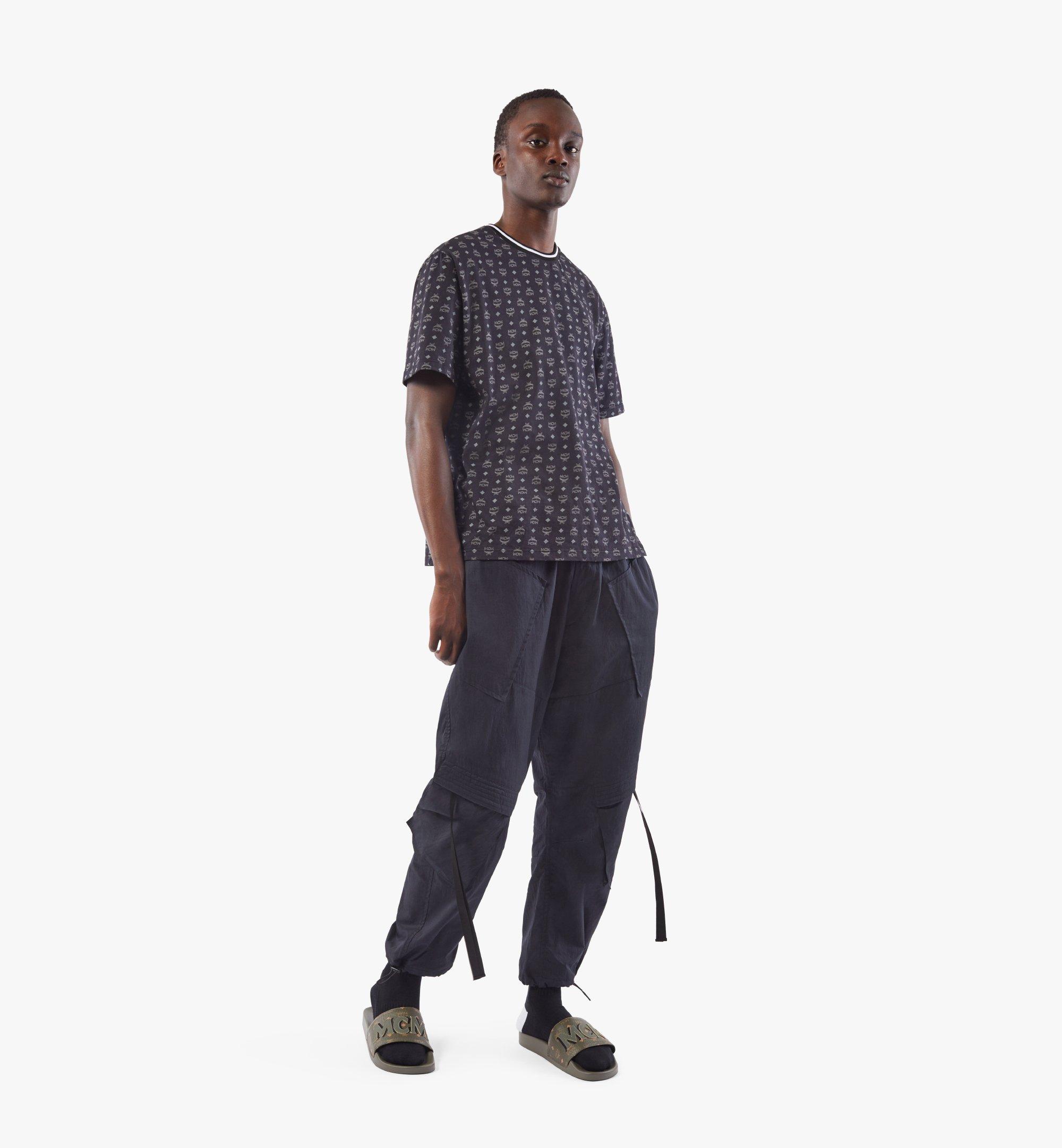 MCM ヴィセトス プリント Tシャツ - オーガニック コットン Black MHTAAMM05BK00S ほかの角度から見る 2