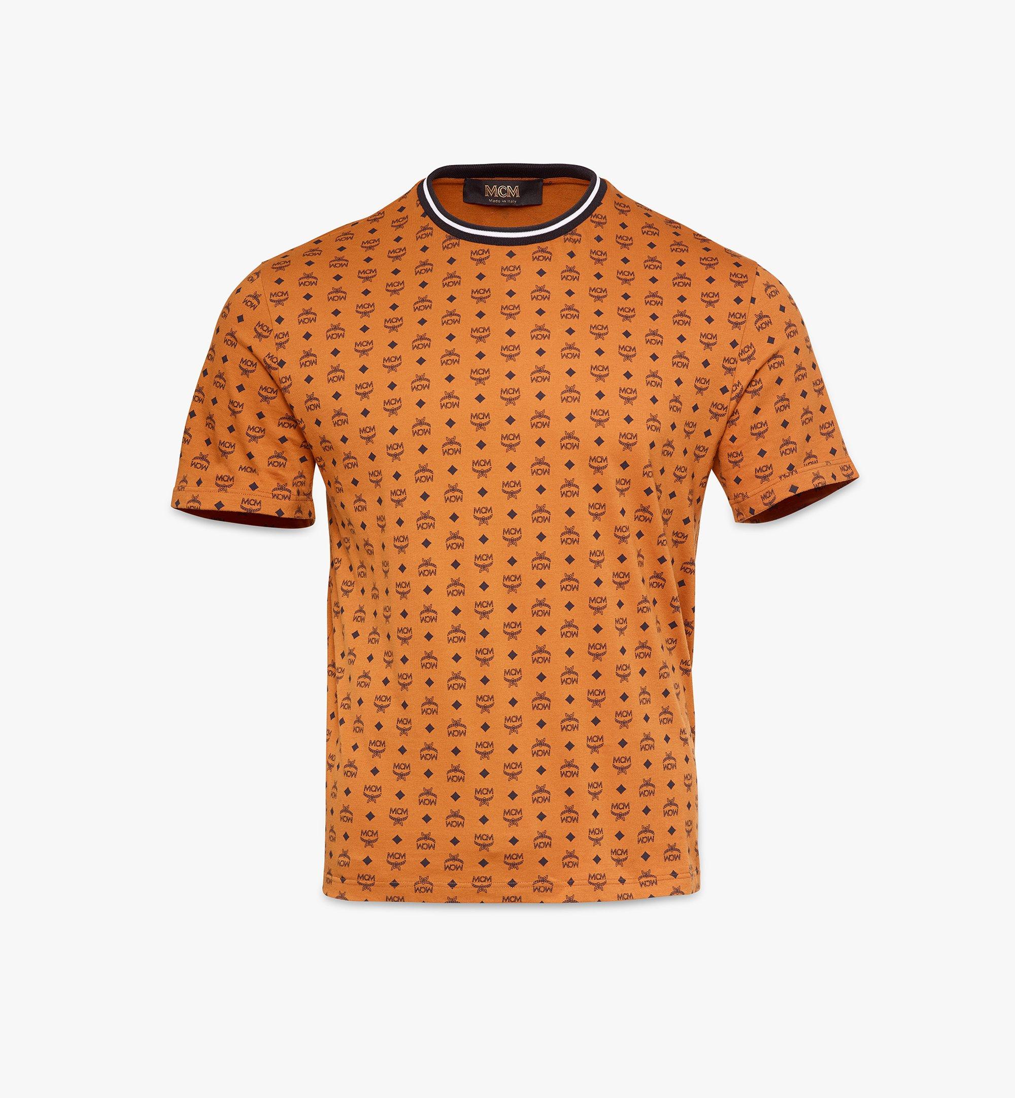 Mcm Monogram-Print Cotton T-Shirt