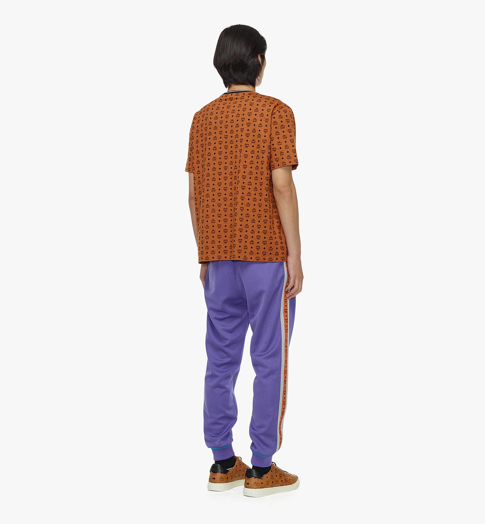 MCM ヴィセトス プリント Tシャツ - オーガニック コットン Cognac MHTAAMM05CO00M ほかの角度から見る 3
