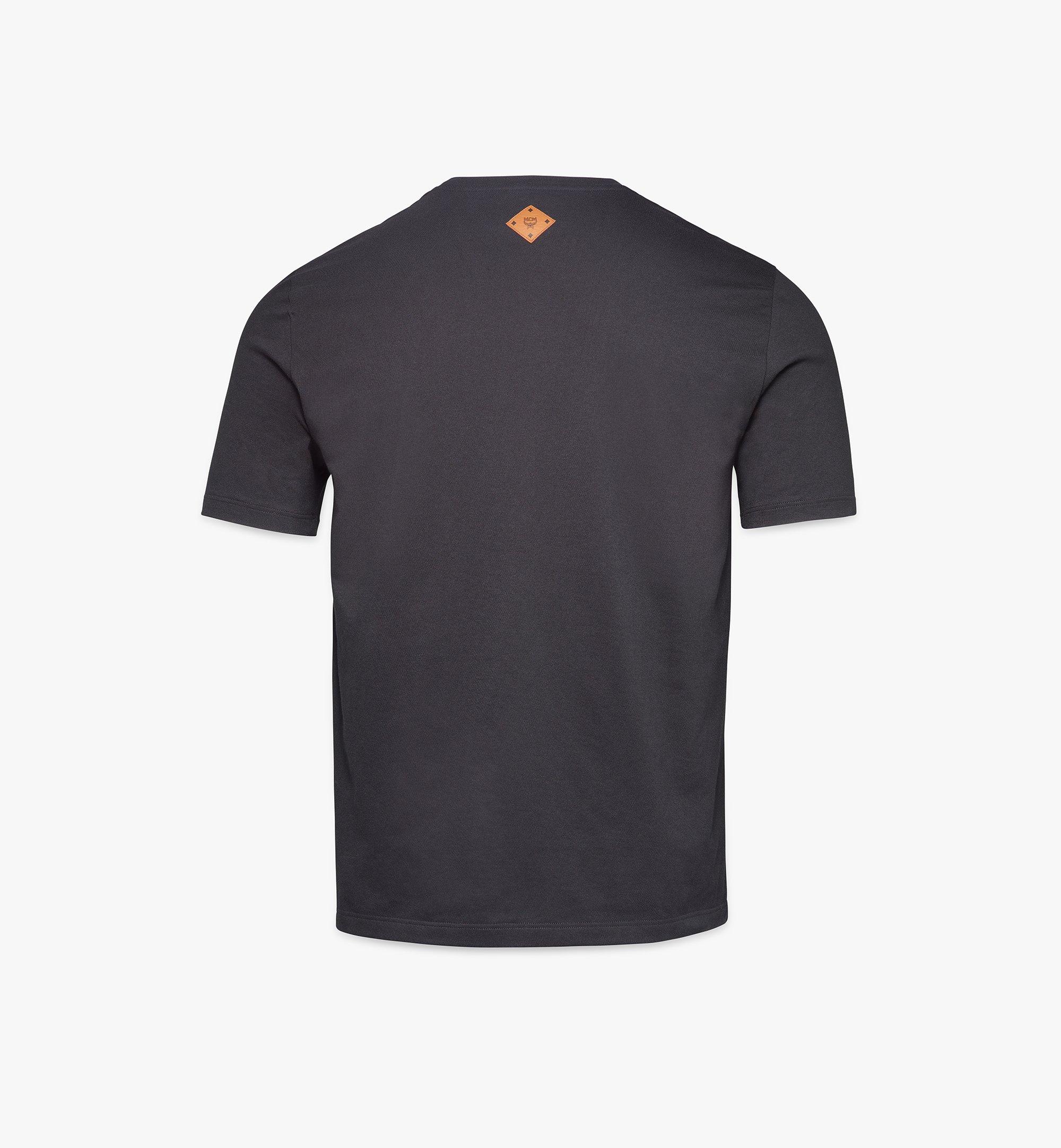 MCM Men's Classic Logo T-Shirt Black MHTASMM04BK00S ほかの角度から見る 1