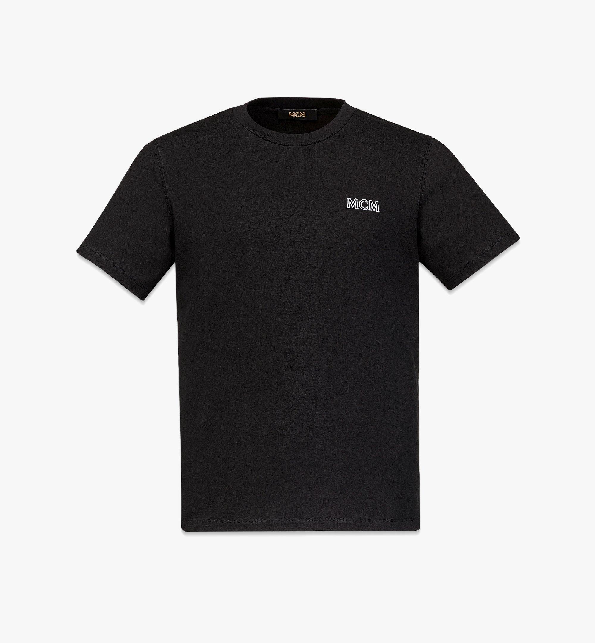 MCM メンズ MCM Essentials ロゴ Tシャツ - オーガニックコットン Black MHTBABC01BK00S ほかの角度から見る 1