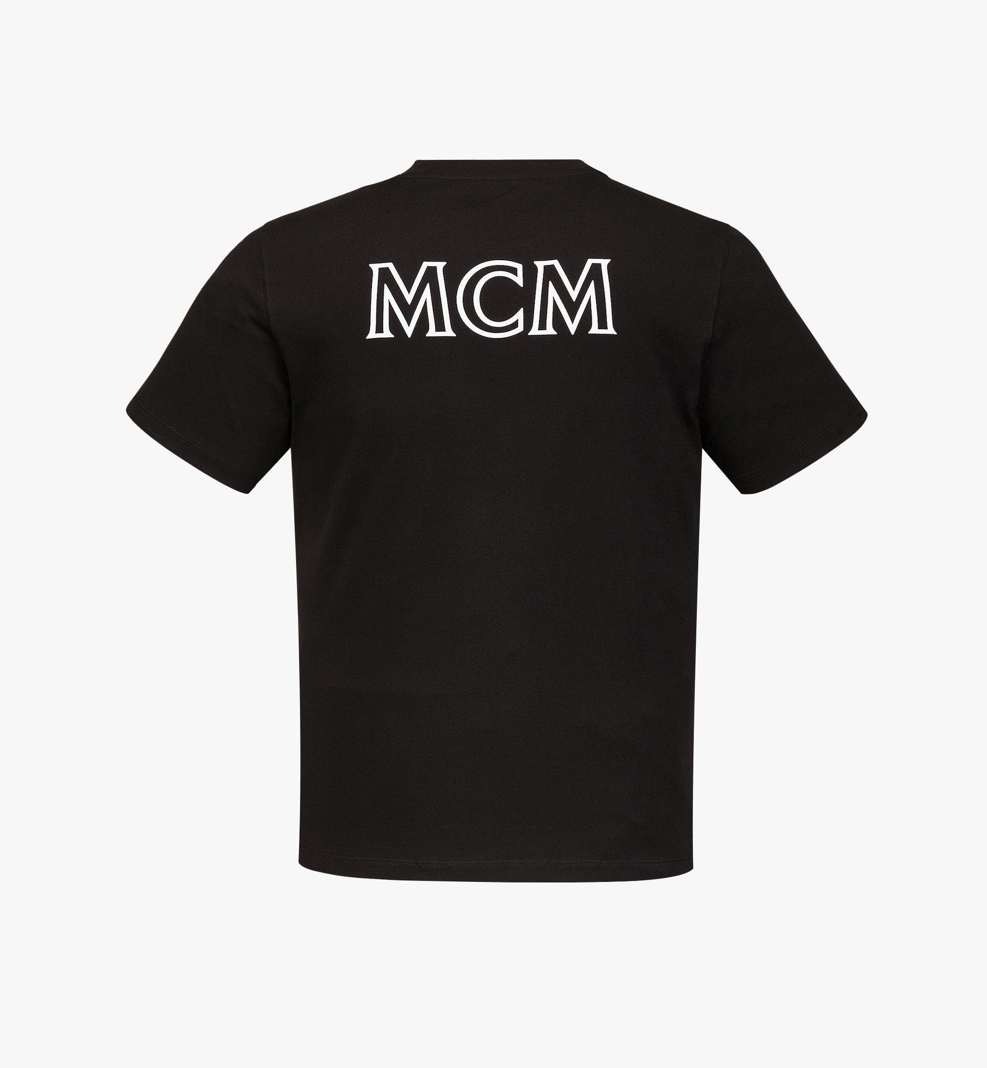 MCM メンズ MCM Essentials ロゴ Tシャツ - オーガニックコットン Black MHTBABC01BK0XL ほかの角度から見る 1