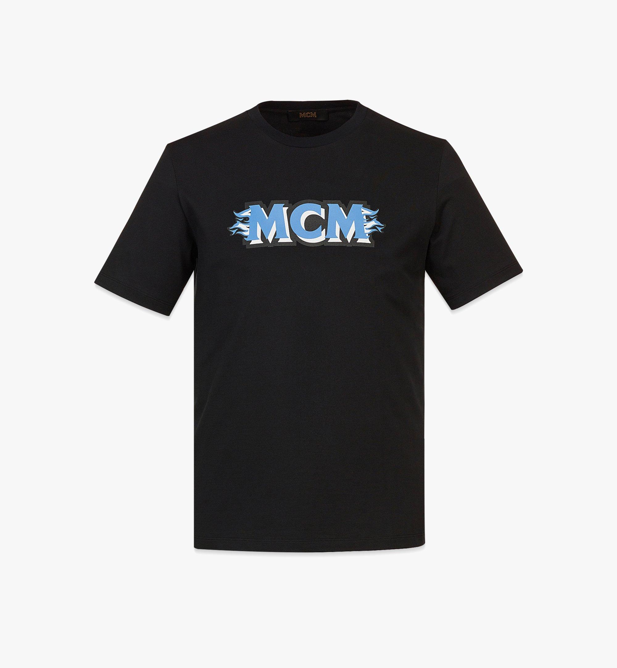 MCM Men’s MCM Logo T-Shirt Black MHTBAMM01BK2XL ほかの角度から見る 1