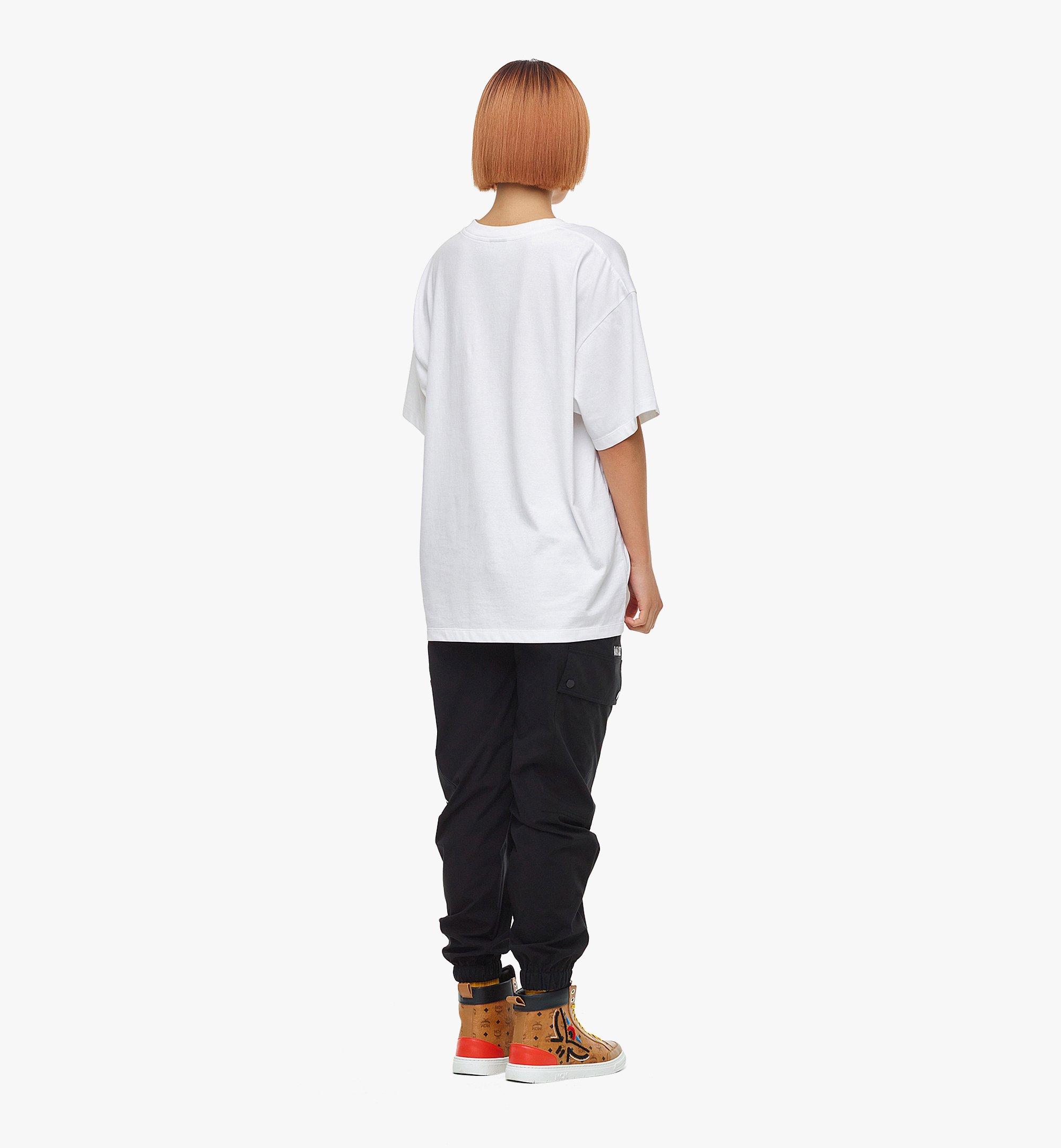 MCM 〈MCM x SAMBYPEN〉ロゴプリント Tシャツ White MHTBASP02WD0XL ほかの角度から見る 6