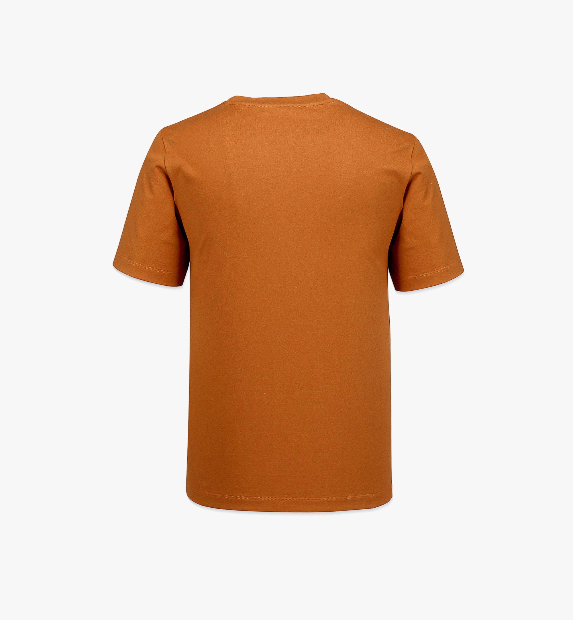 large 男士经典logo t恤 棕色 | mcm 03cn