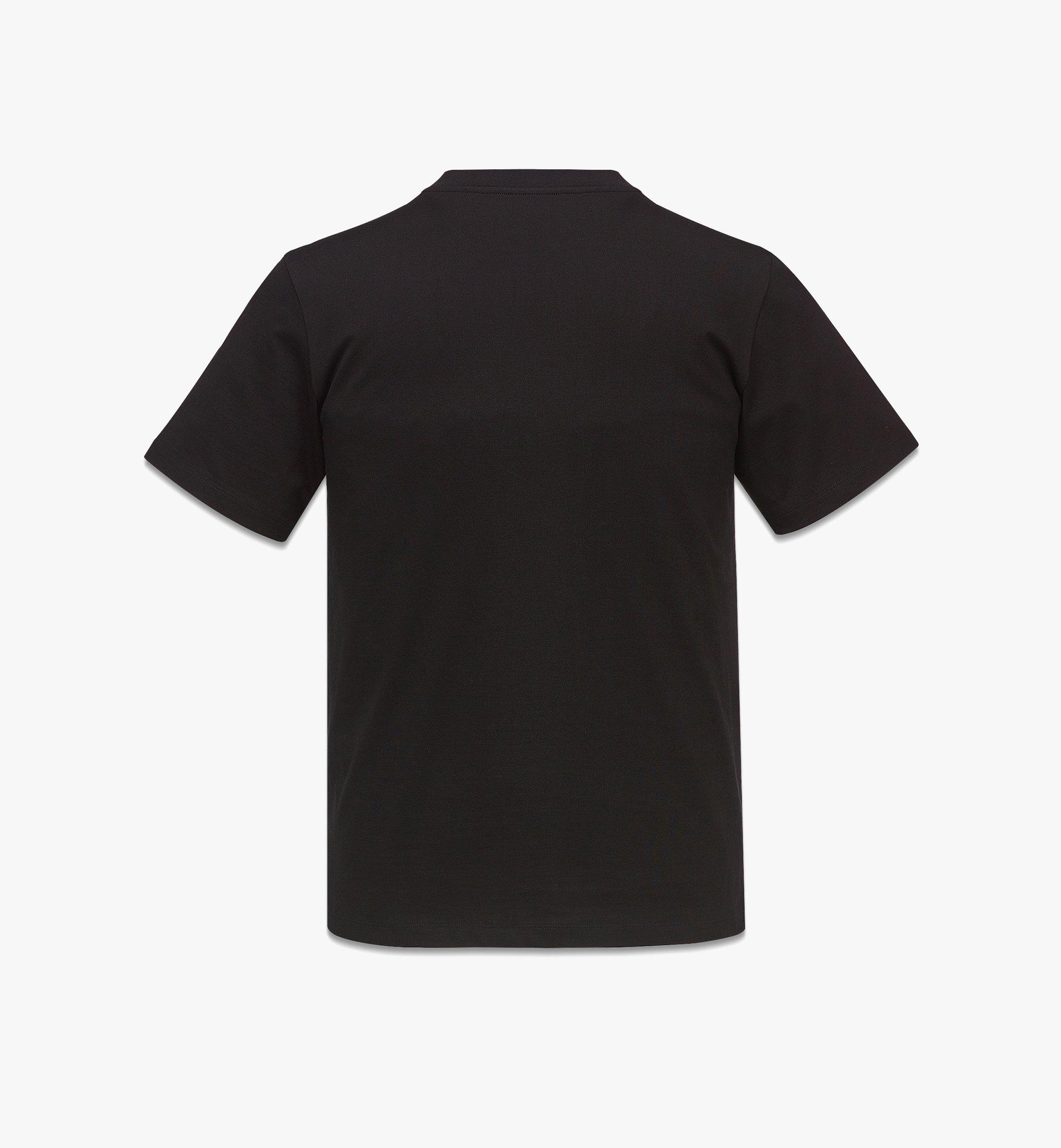 MCM MCM Sommer メンズ キュービックロゴ プリント Tシャツ - オーガニックコットン Black MHTCAMM05B700L ほかの角度から見る 1