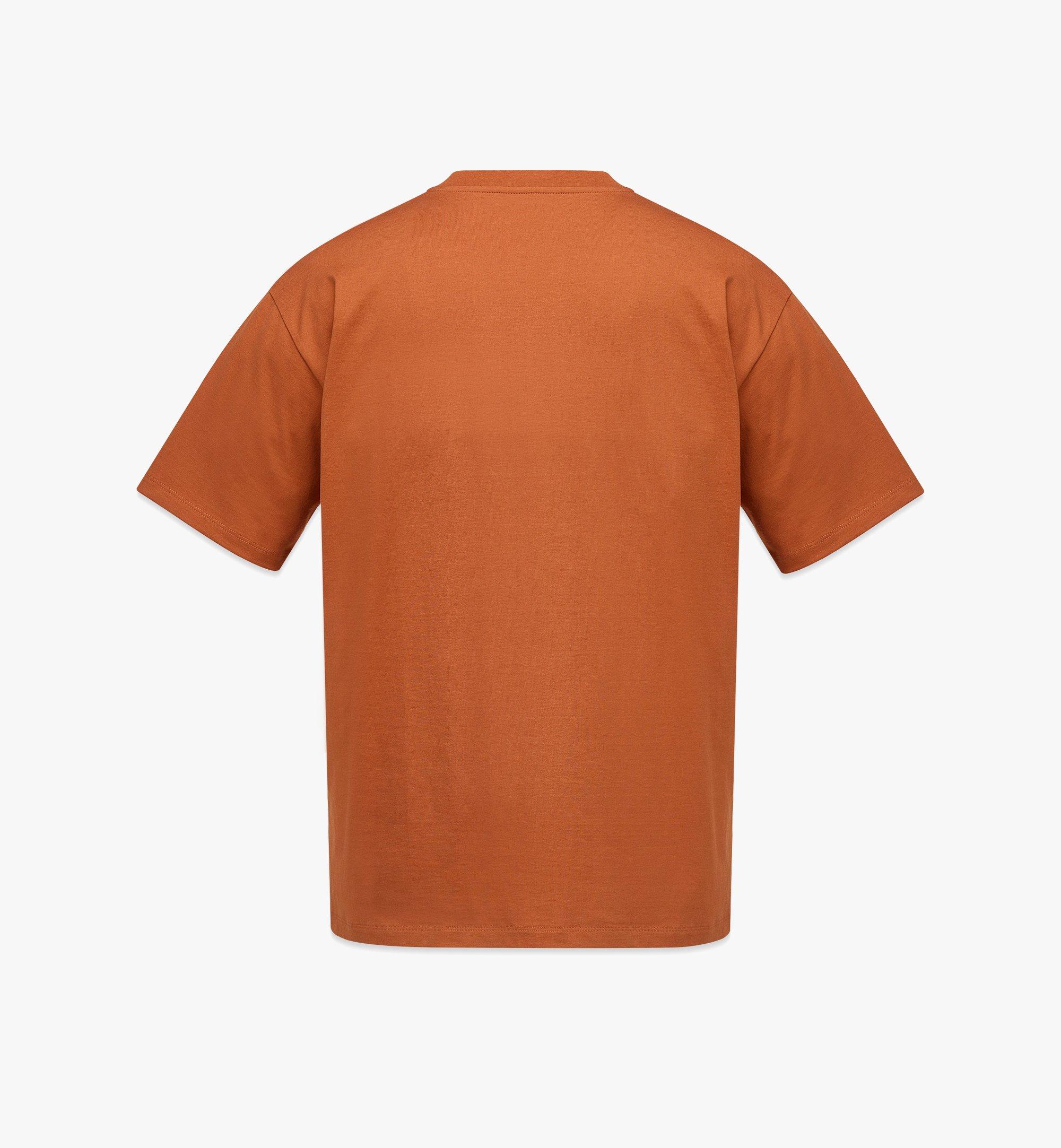 MCM ユニセックス M Pup グラフィックTシャツ - オーガニックコットン Cognac MHTCAMM06CO00S ほかの角度から見る 1
