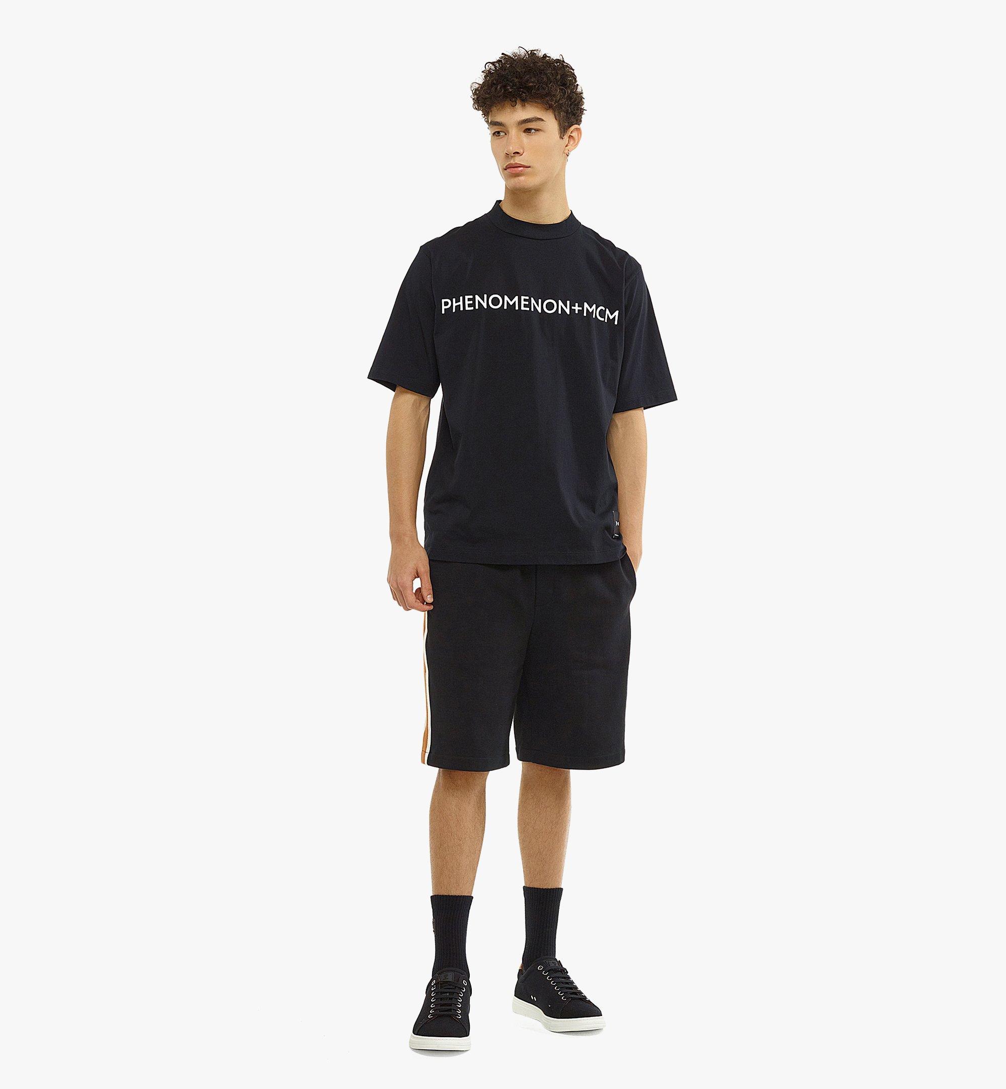 MCM P+M (PHENOMENON x MCM) Logo T恤 Black MHTCSJP01BK00L 更多视角 4