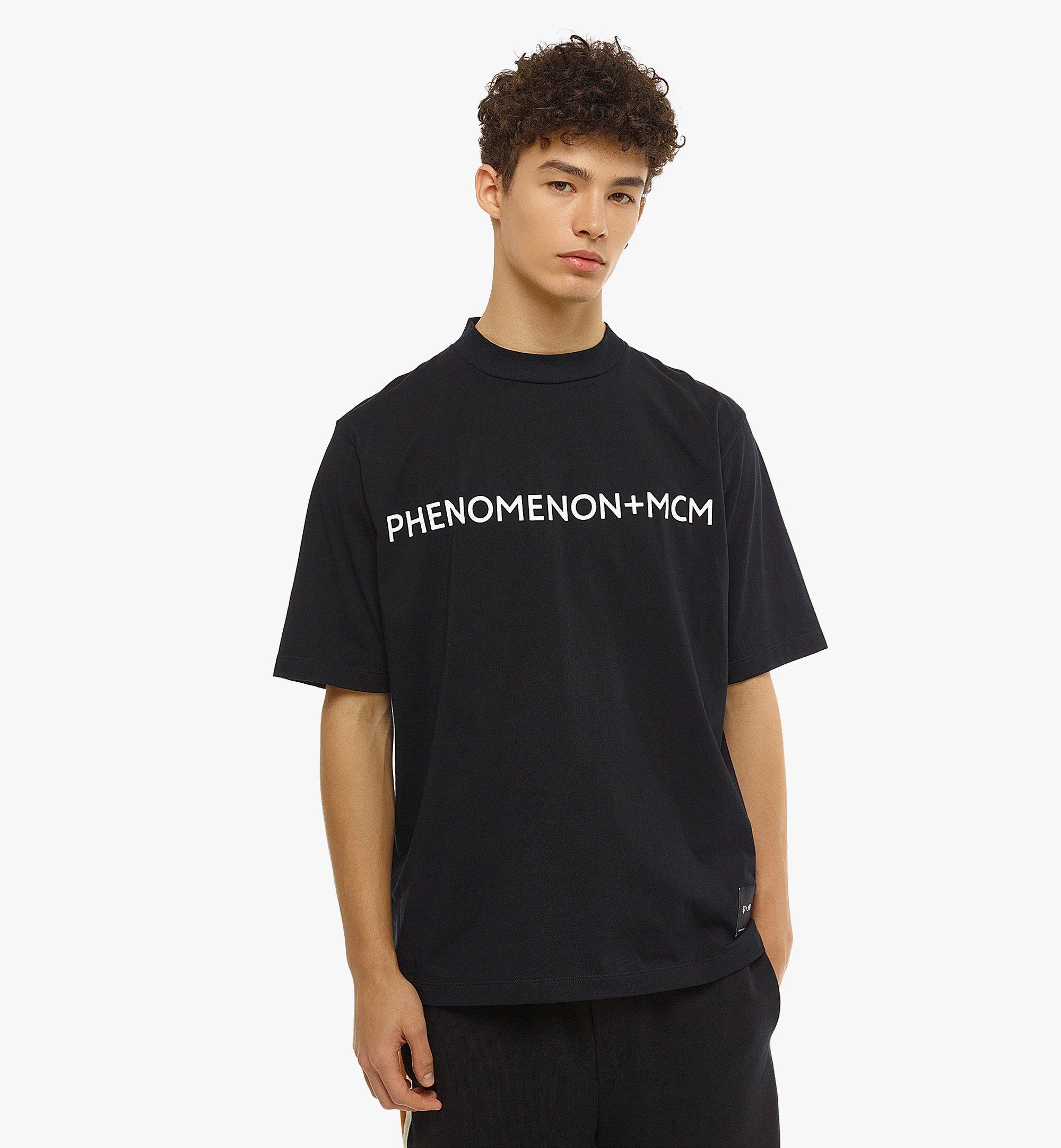 MCM P+M (PHENOMENON x MCM) Logo T恤 Black MHTCSJP01BK00L 更多视角 5