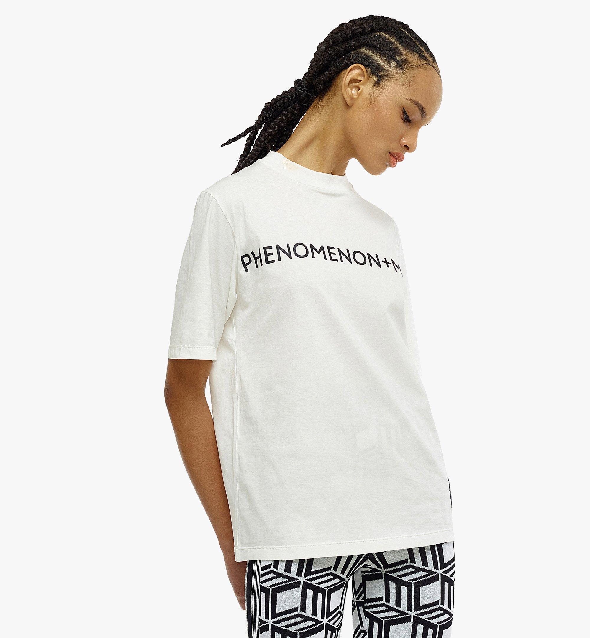 Small P+M (PHENOMENON x MCM) Logo T-Shirt White | MCM ®JP