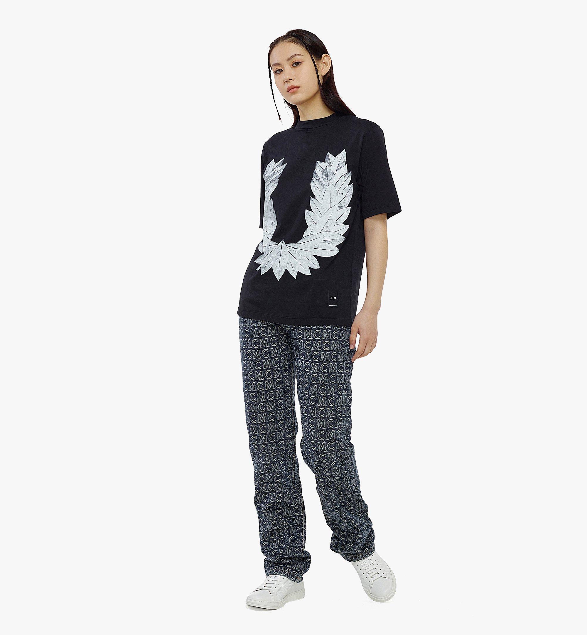 MCM P+M (PHENOMENON x MCM) 月桂叶图案T恤 Black MHTCSJP02BK00L 更多视角 4