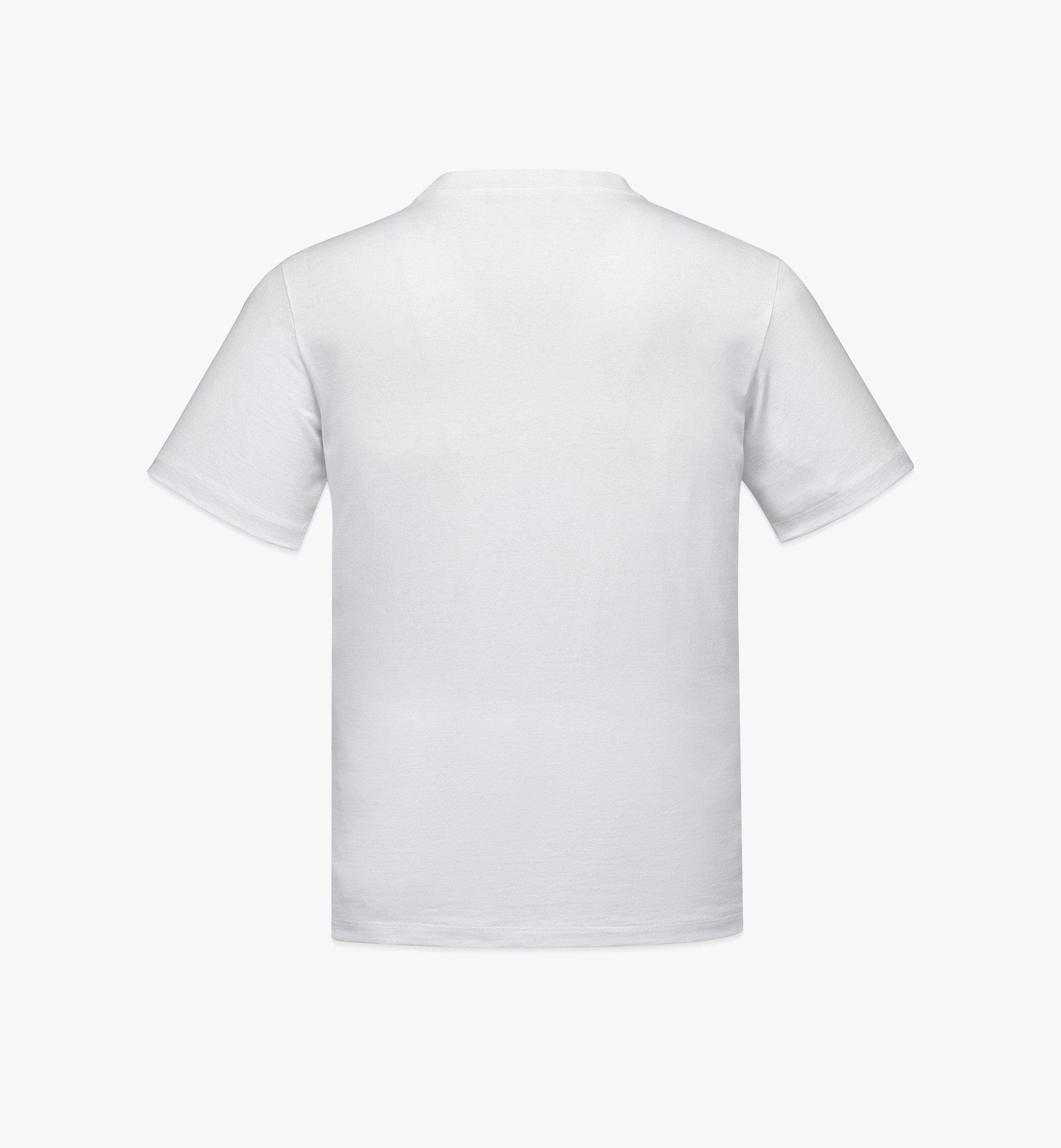 MCM 남성용 뉴 이어 타이거 프린트 오가닉 코튼 티셔츠 White MHTCSXL01WT00M 다른 각도 보기 1