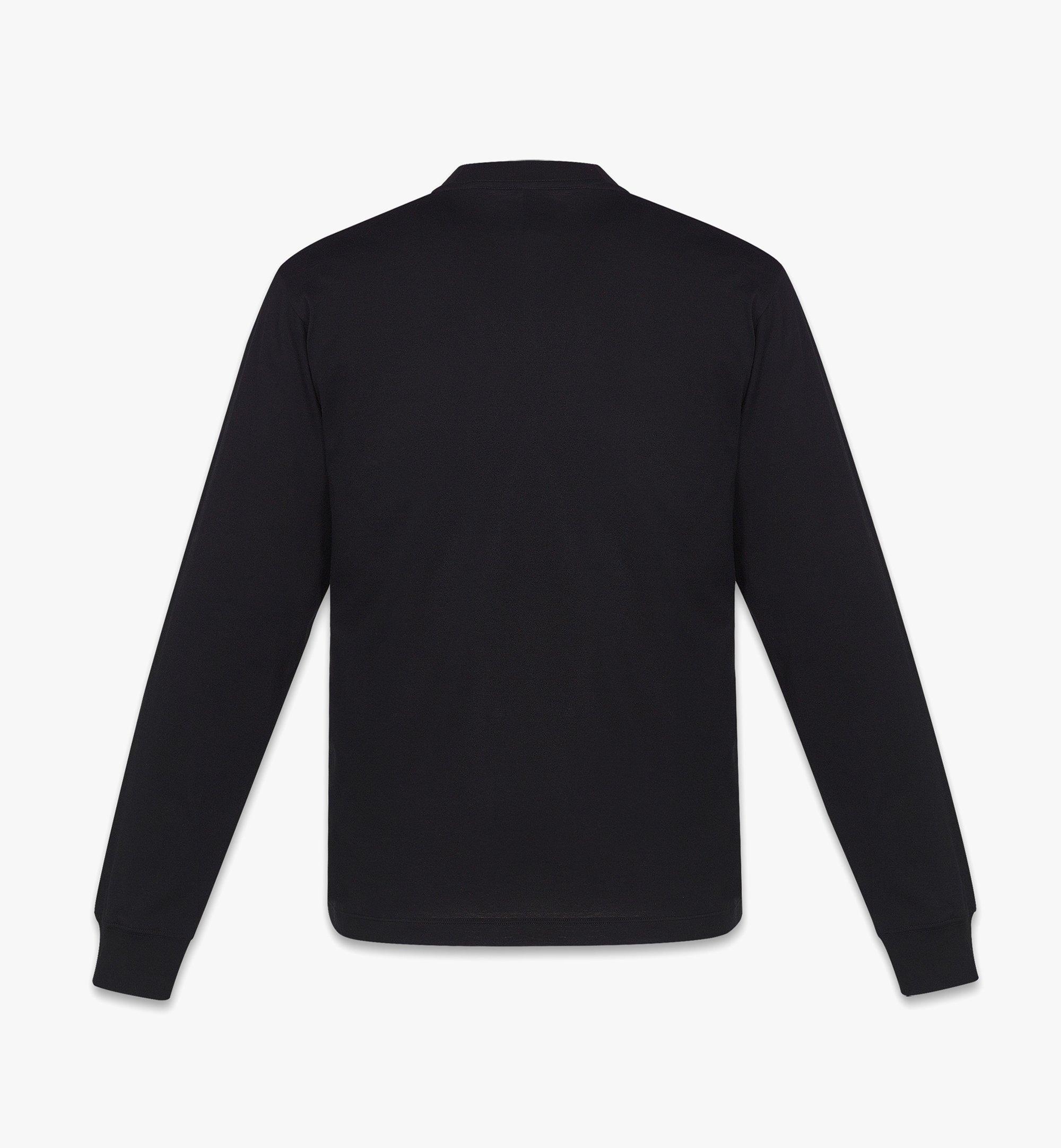MCM PHENOMENON+MCM Laurel Print Long Sleeve T-Shirt Black MHTDAJP01BK00S ほかの角度から見る 1