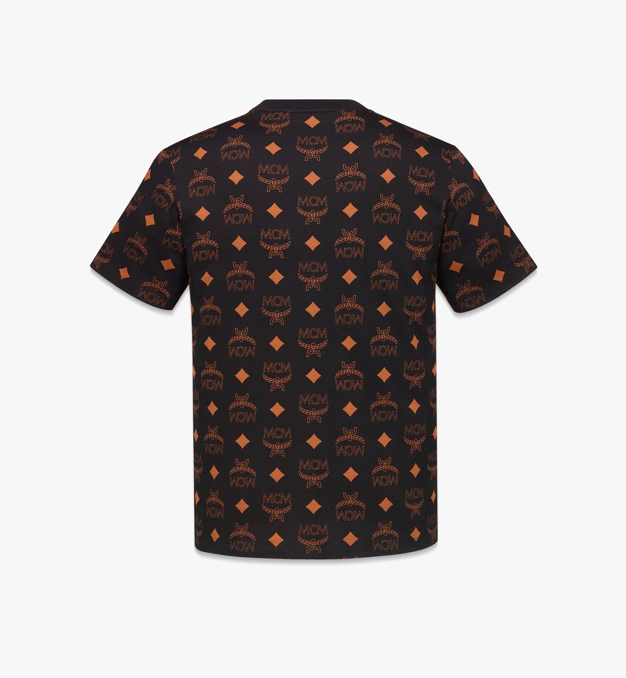 MCM T-shirt à imprimé Visetos Maxi en coton biologique Black MHTDAMM01BK2XL Plus de photos 1