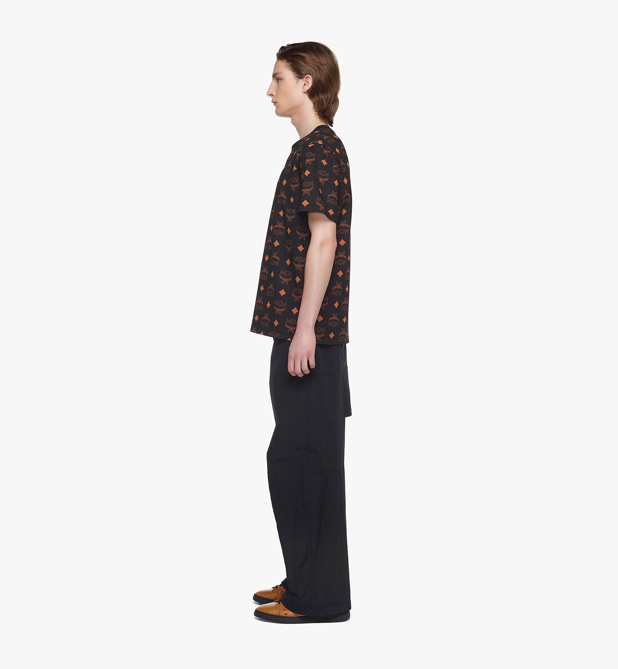 MCM T-shirt à imprimé Visetos Maxi en coton biologique Black MHTDAMM01BK2XL Plus de photos 2