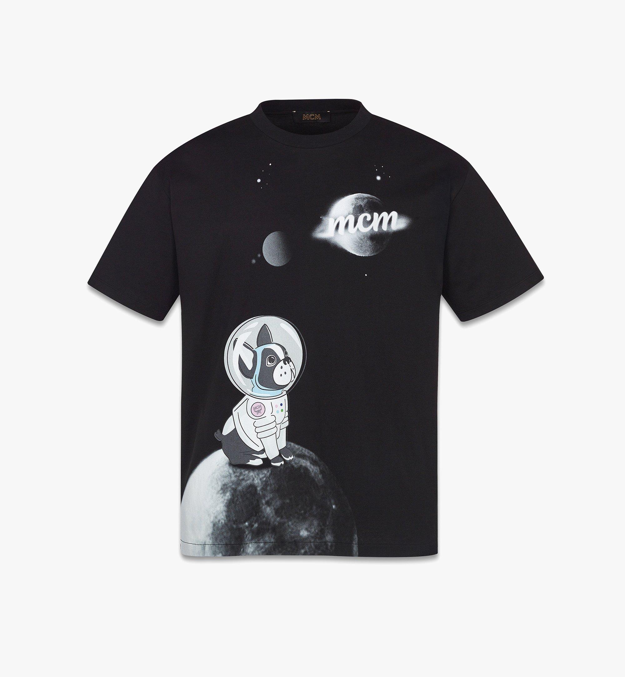 MCM M Pup アストロノートプリント Tシャツ - オーガニックコットン Black MHTDAMM05BK2XL ほかの角度から見る 1