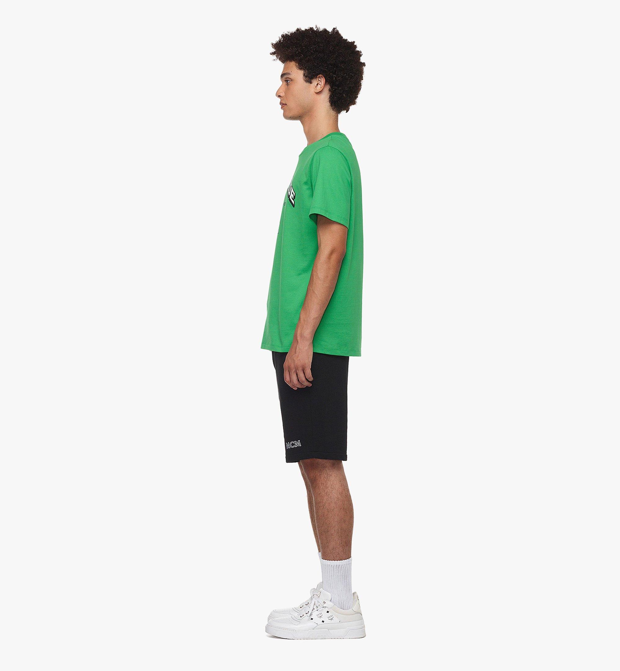 MCM MCM Worldwide プリント Tシャツ - オーガニックコットン Green MHTDAMM09KD00S ほかの角度から見る 2