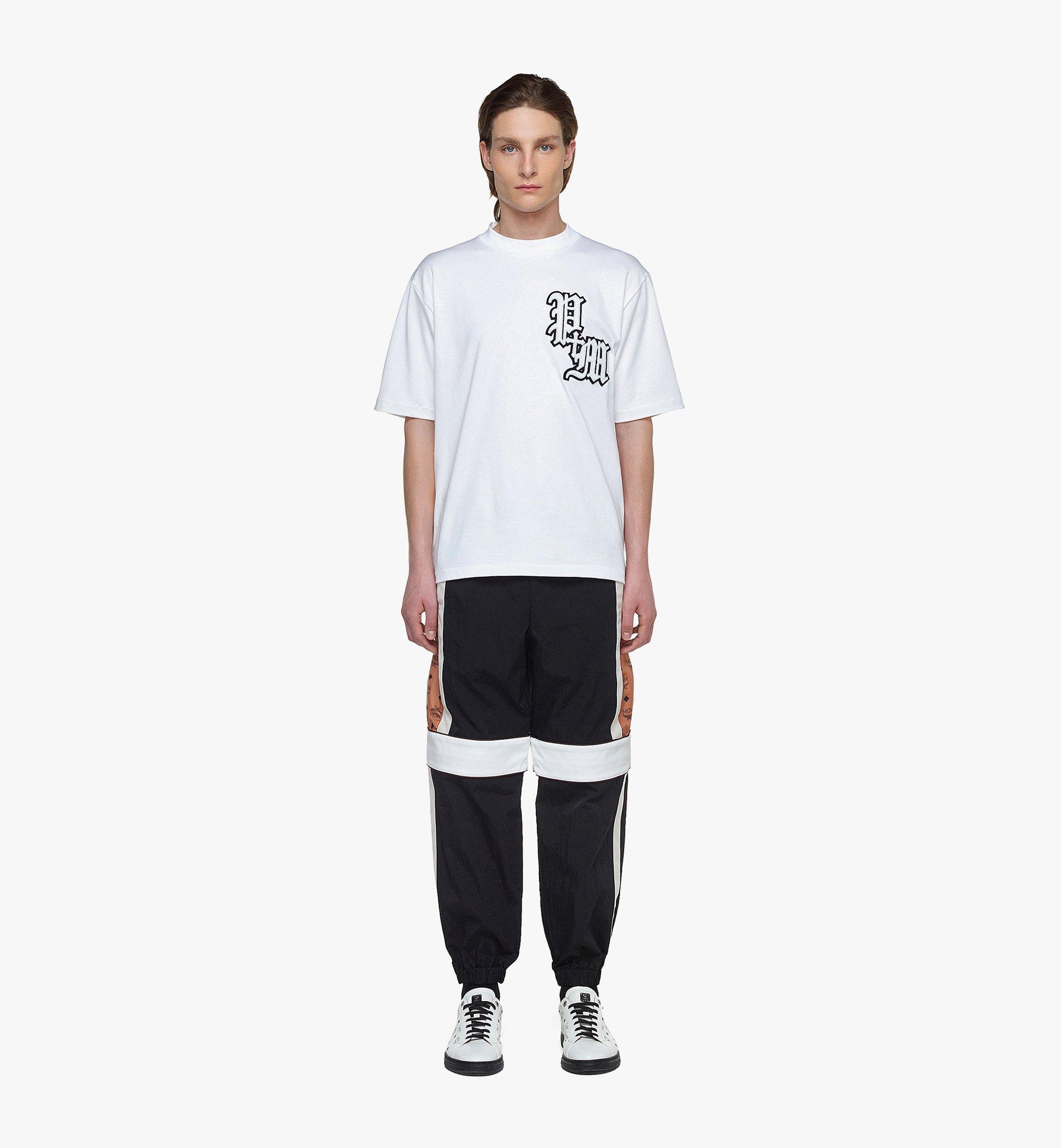 MCM PHENOMENON+MCM メンズ ビッグ ヴィセトス ロゴ Tシャツ White MHTDSJP01WT00M ほかの角度から見る 2