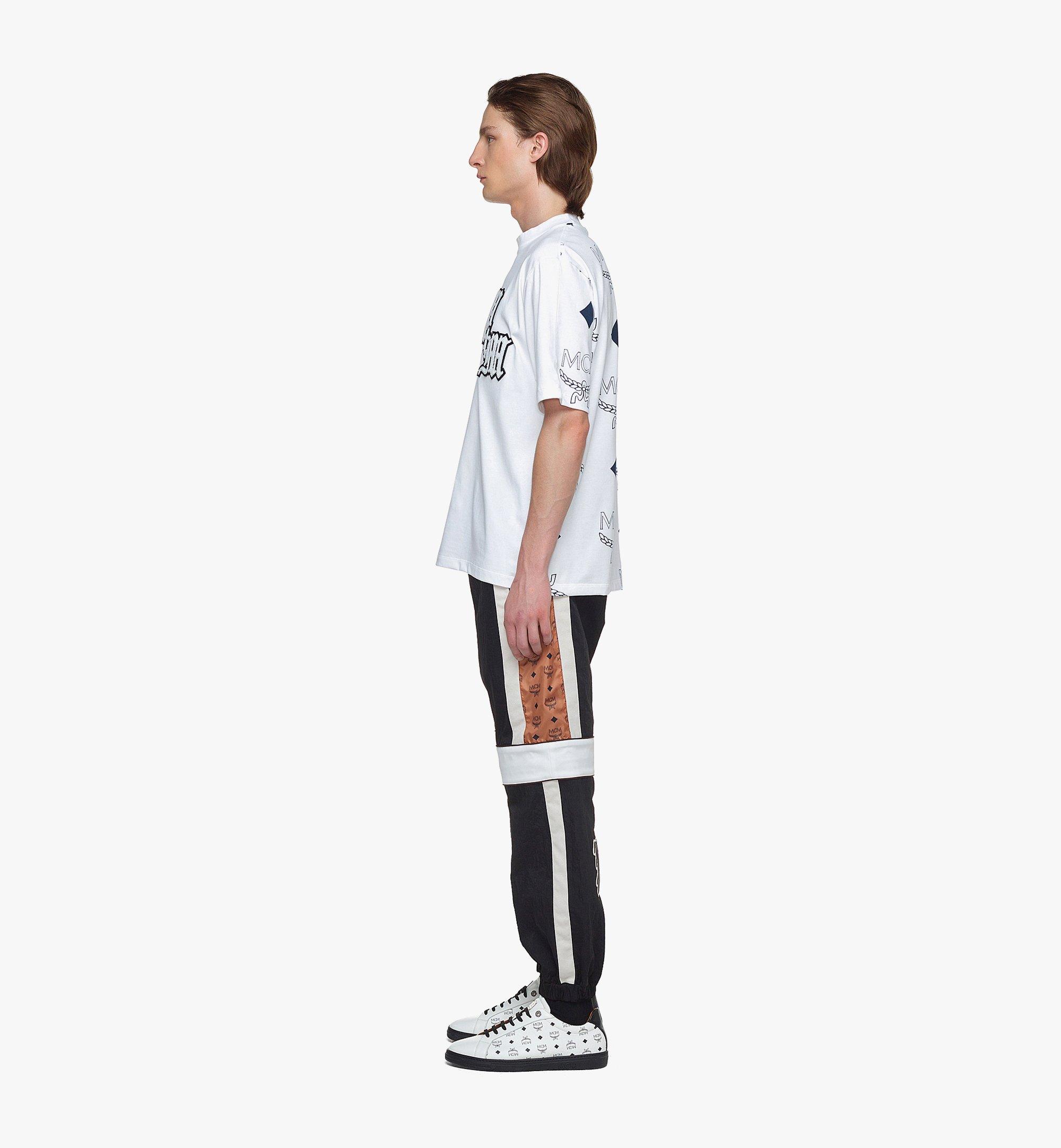 MCM PHENOMENON+MCM メンズ ビッグ ヴィセトス ロゴ Tシャツ White MHTDSJP01WT00S ほかの角度から見る 2