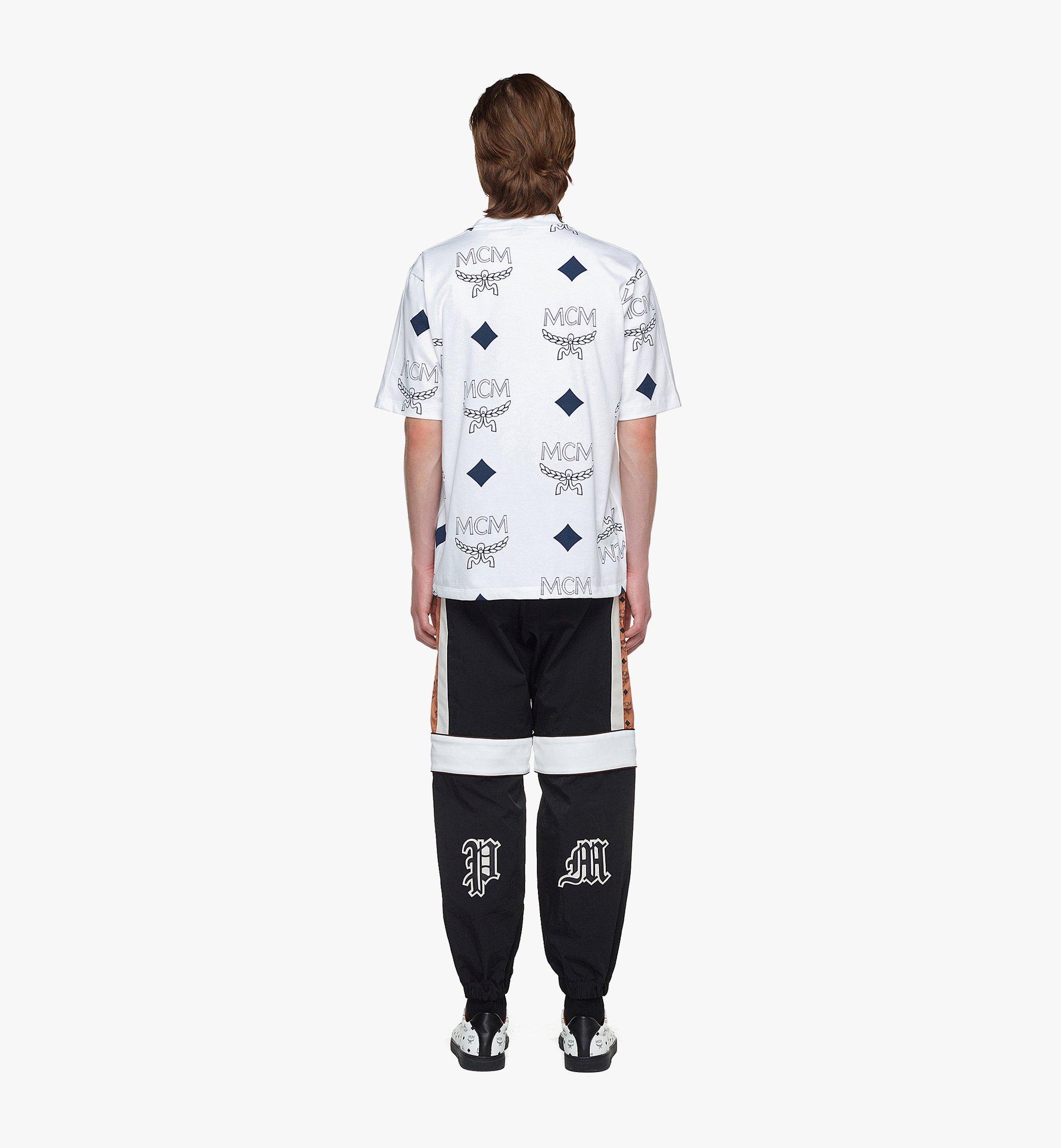 MCM PHENOMENON+MCM メンズ ビッグ ヴィセトス ロゴ Tシャツ White MHTDSJP01WT00S ほかの角度から見る 3