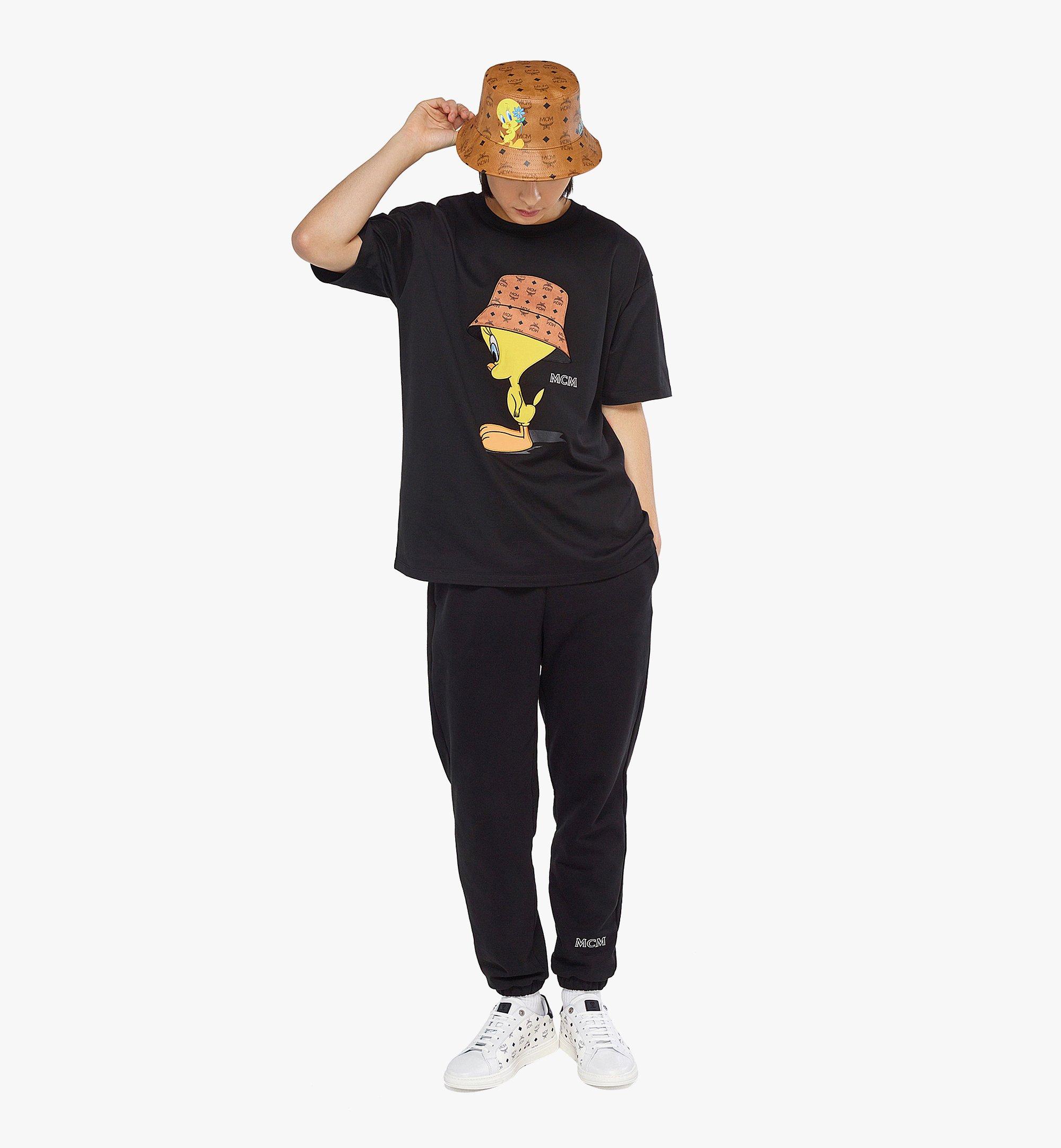 MCM Looney Tunes x MCM　メンズ Tシャツ - オーガニック コットン Black MHTDSMM09BK0XL ほかの角度から見る 2