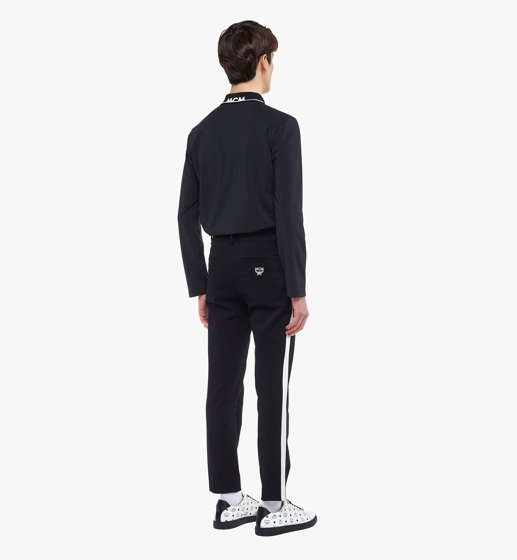 MCM メンズ Golf in the City ロングスリーブ ポロシャツ Black MHTDSMM13BK00S ほかの角度から見る 2