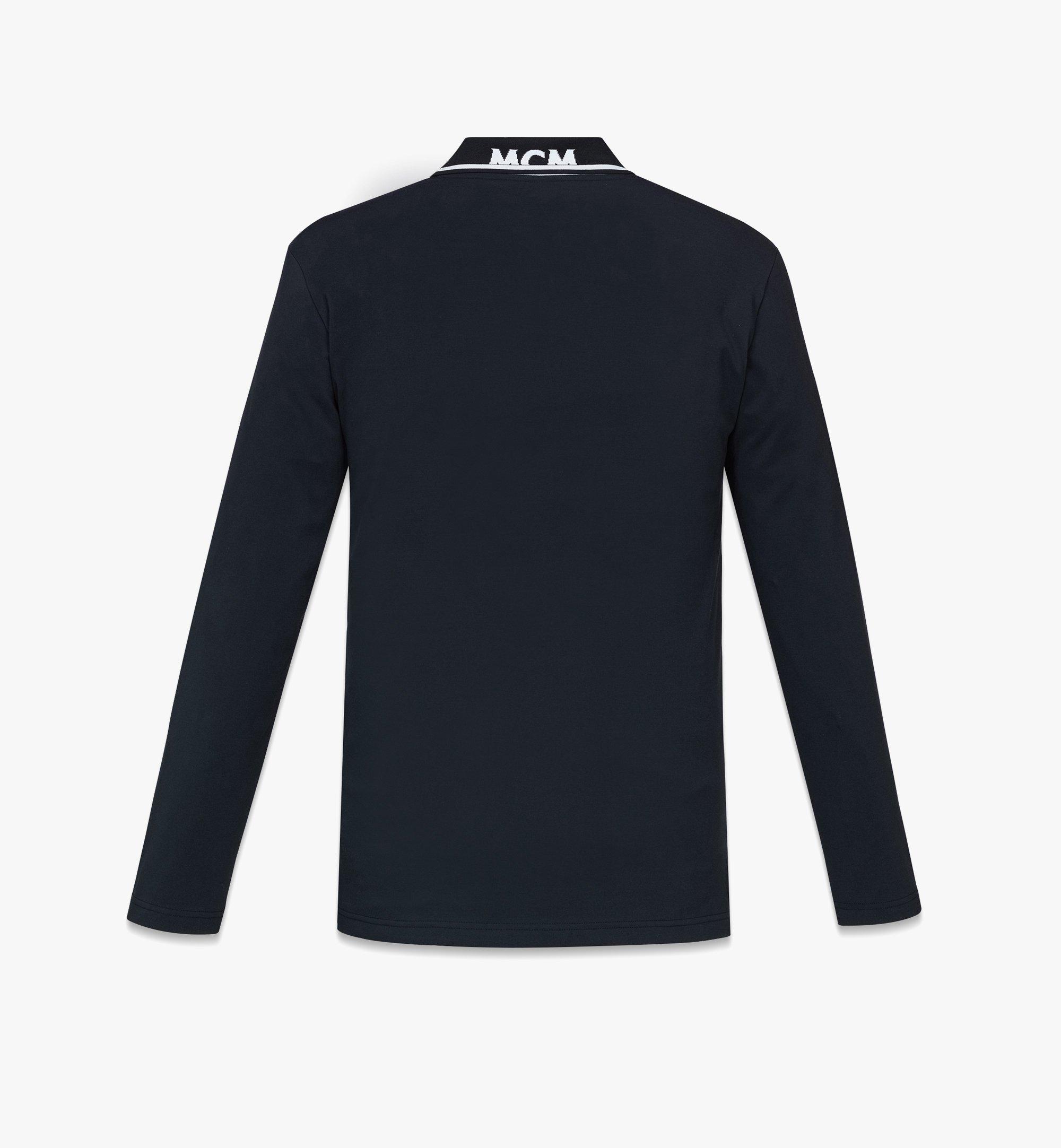 MCM Men’s Golf in the City Long Sleeve Polo Shirt Black MHTDSMM13BK0XL Alternate View 1