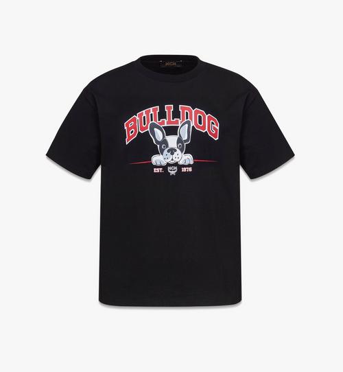 M Pup Bulldog Print T-Shirt in Organic Cotton