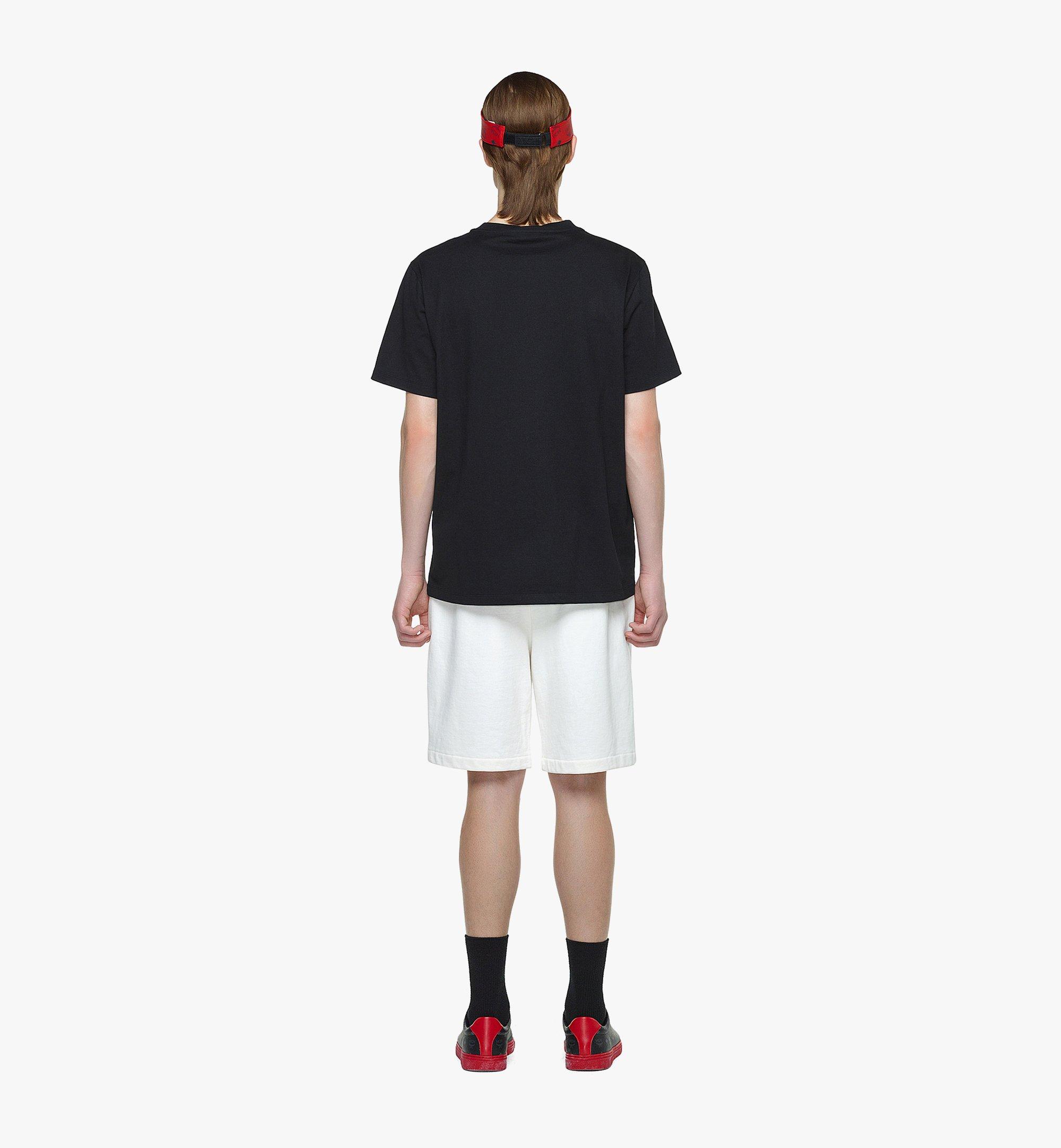 MCM 〈M Pup〉ユニセックス ブルドッグプリント Tシャツ - オーガニック コットン Black MHTDSMM14BK2XL ほかの角度から見る 3