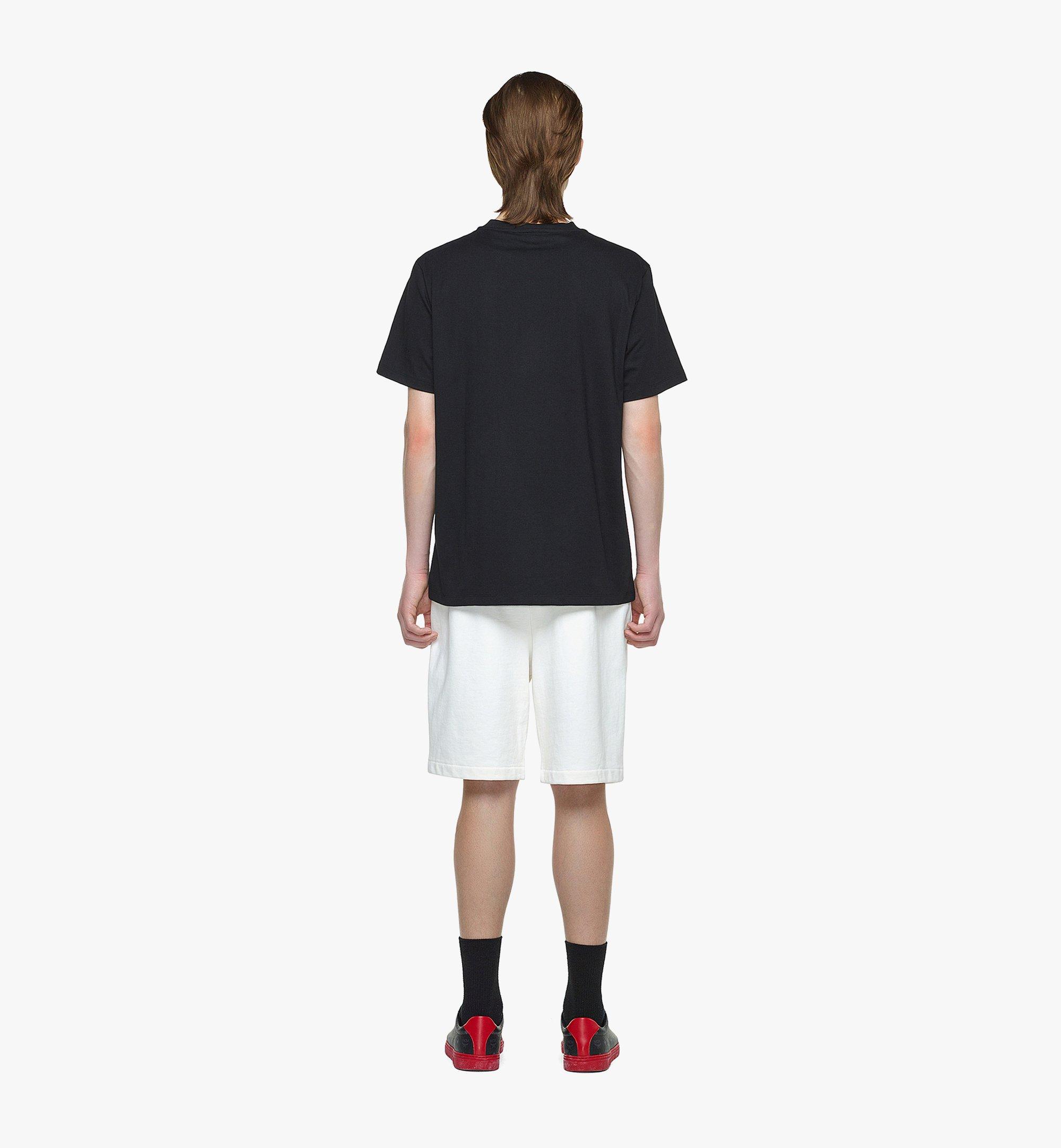 MCM 〈M Pup〉ユニセックス バイエルン プリント Tシャツ - オーガニック コットン Black MHTDSMM17BK0XS ほかの角度から見る 3