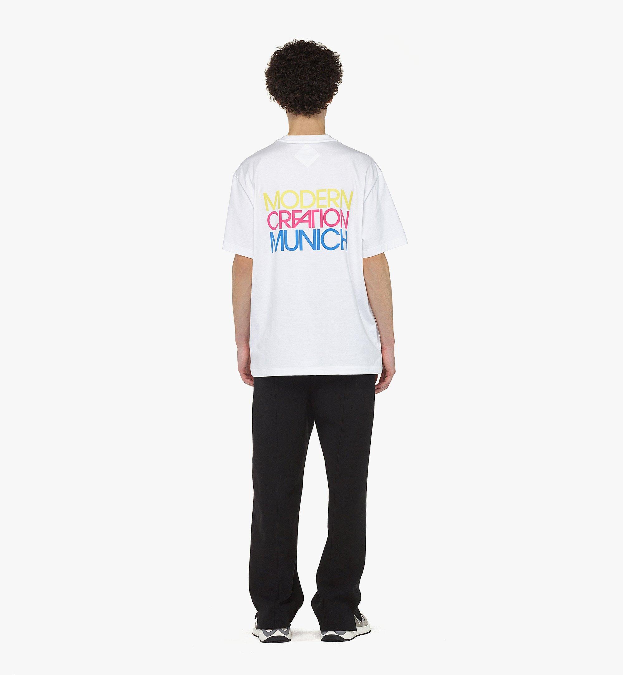 MCM MCM x HONEY DIJON T-Shirt in Organic Cotton White MHTEAMM01WT0XS Alternate View 3