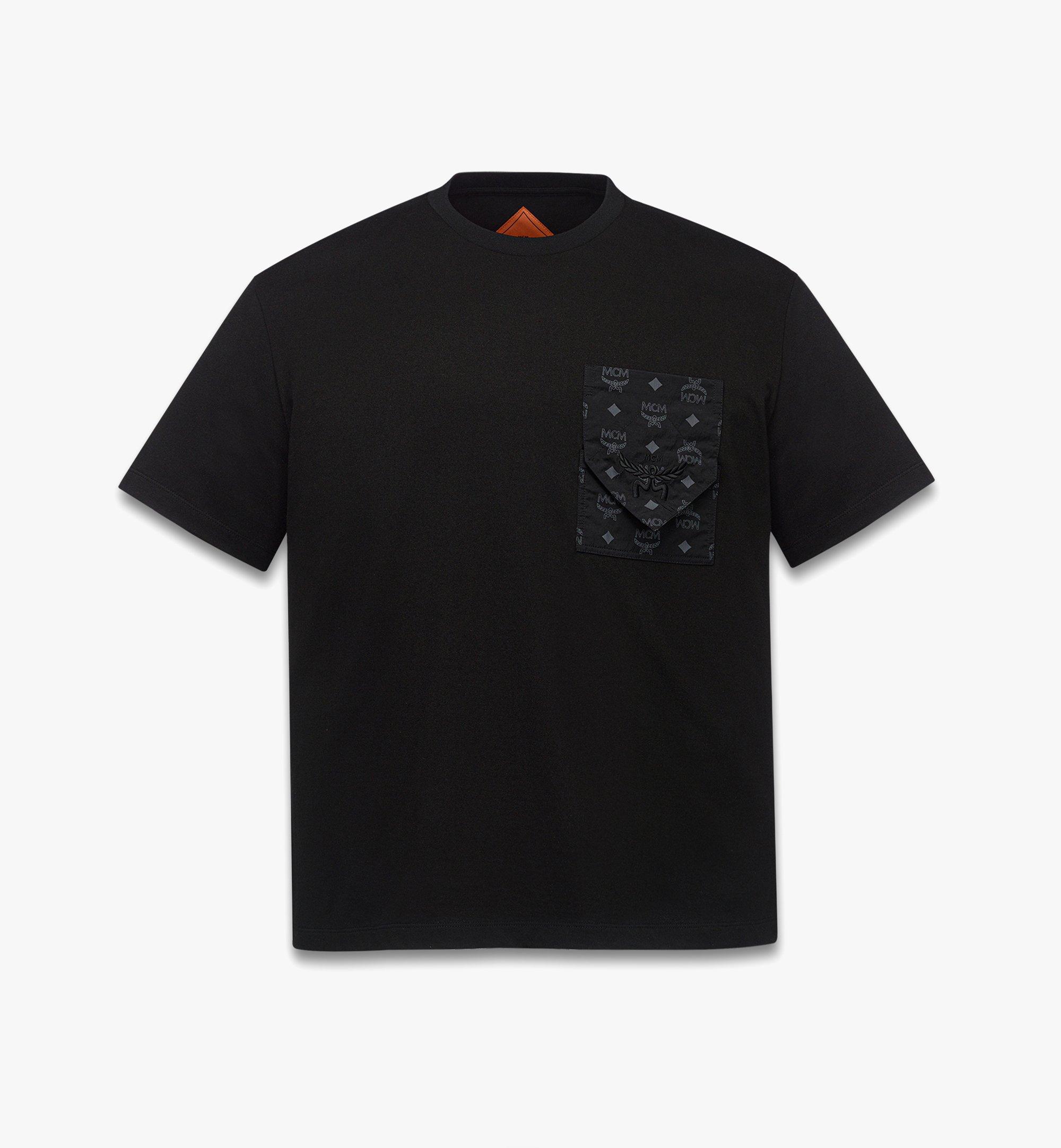 Monogram Patch Pocket T-Shirt in Organic Cotton
