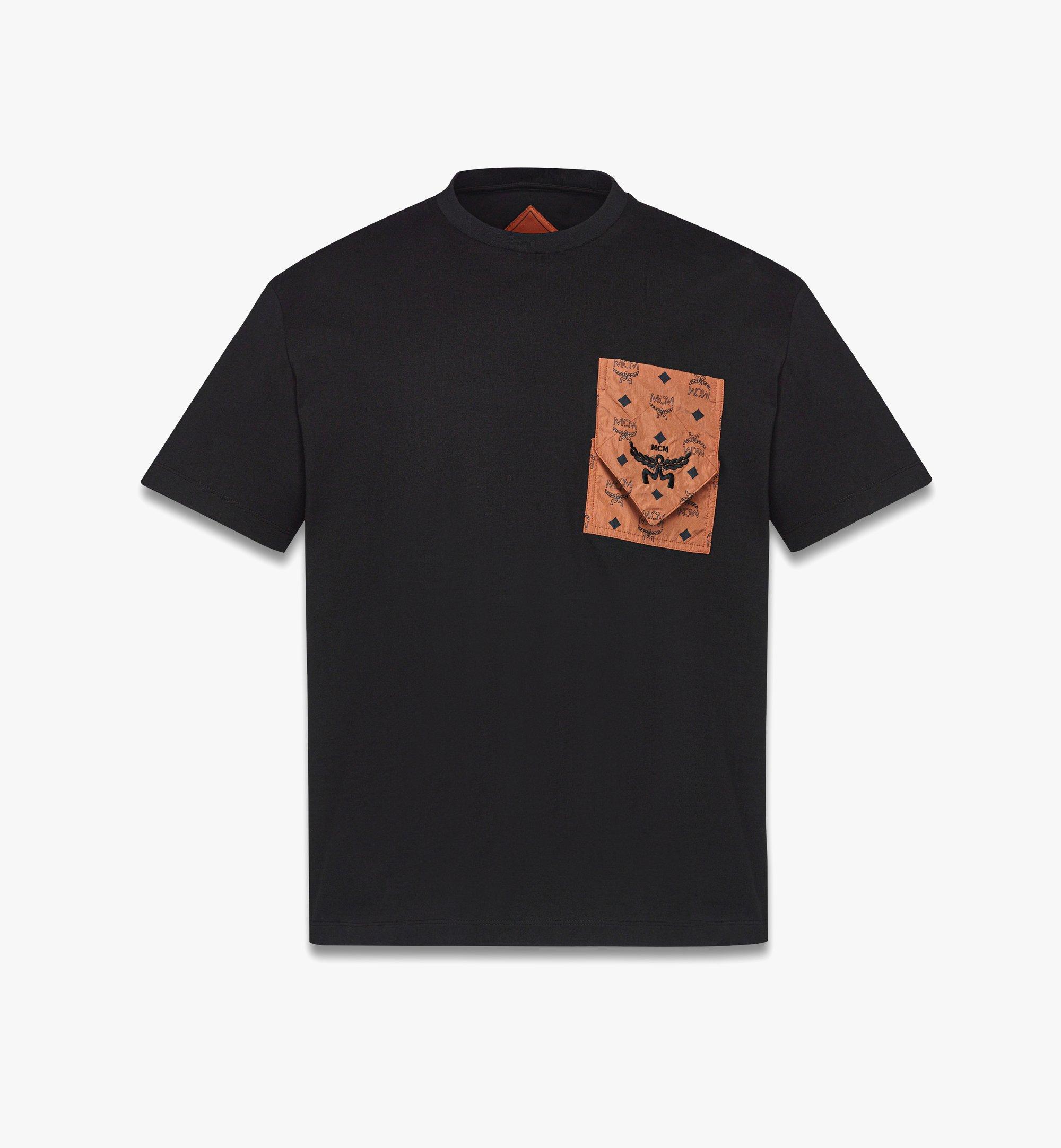 Monogram Patch Pocket T-Shirt in Organic Cotton