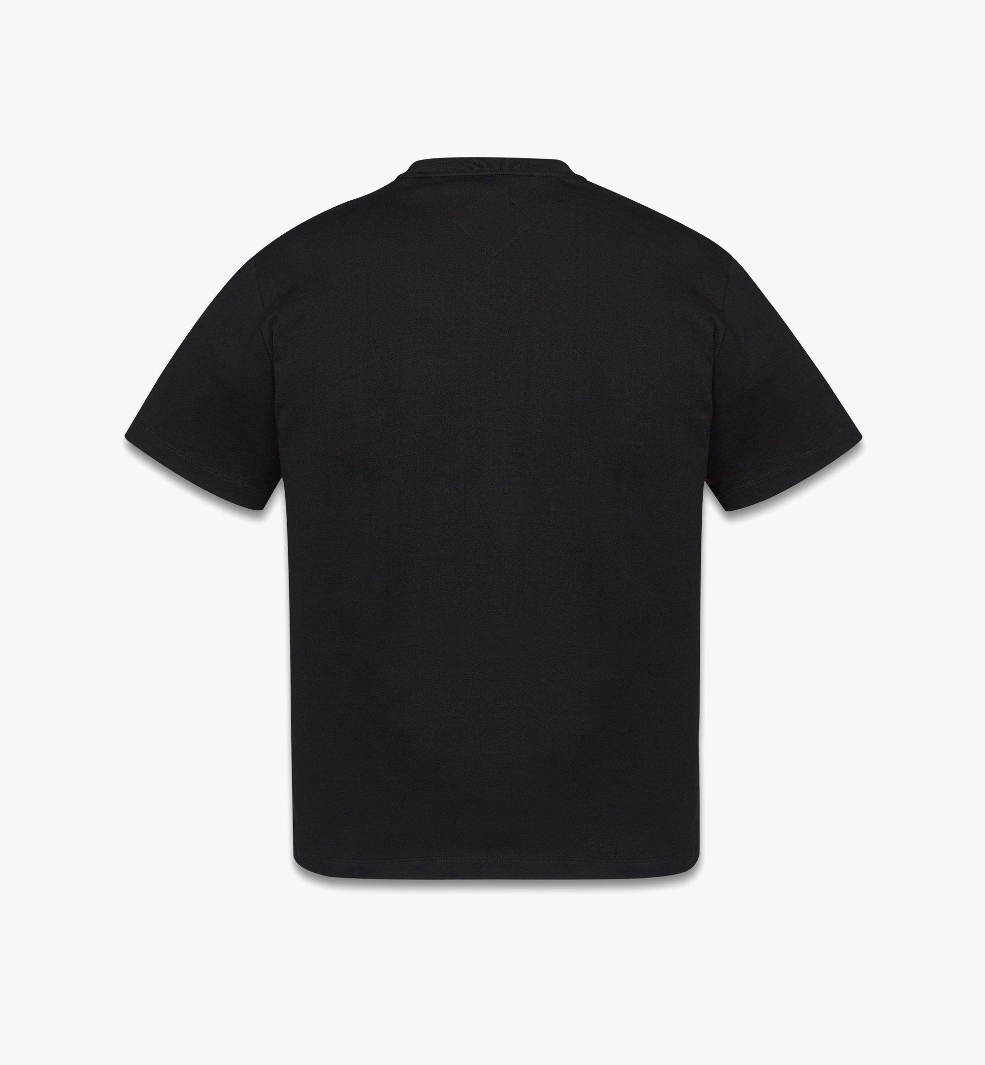 MCM T-shirt à poche plaquée monogrammée en coton biologique Black MHTEAMM07BK0XL Plus de photos 1