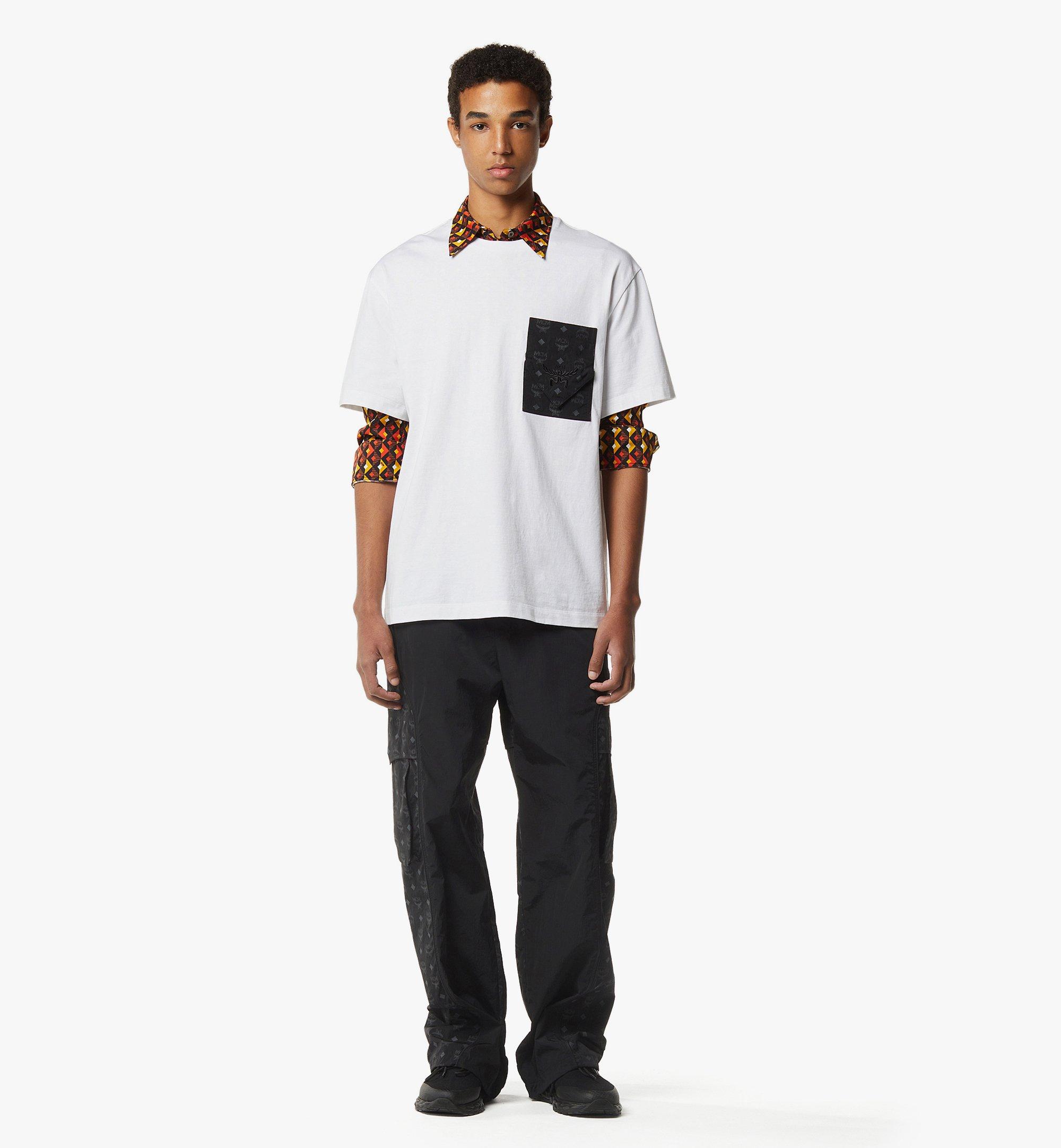 Large Monogram Patch Pocket T-Shirt Black | MCM ®US