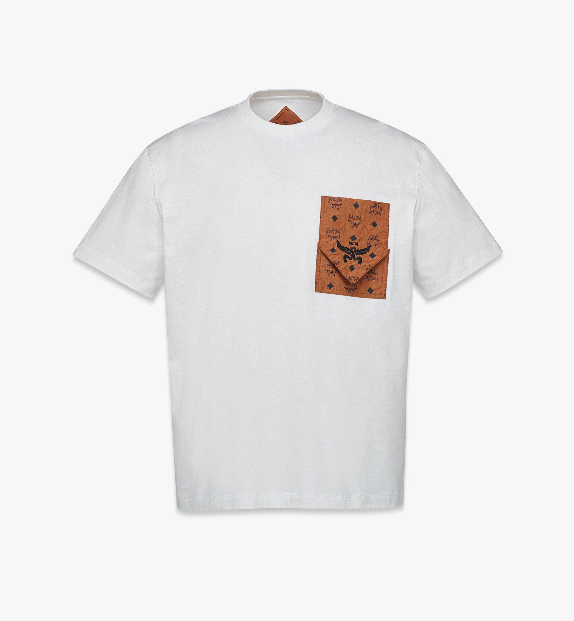 Monogram Patch Pocket T-Shirt in  Cotton