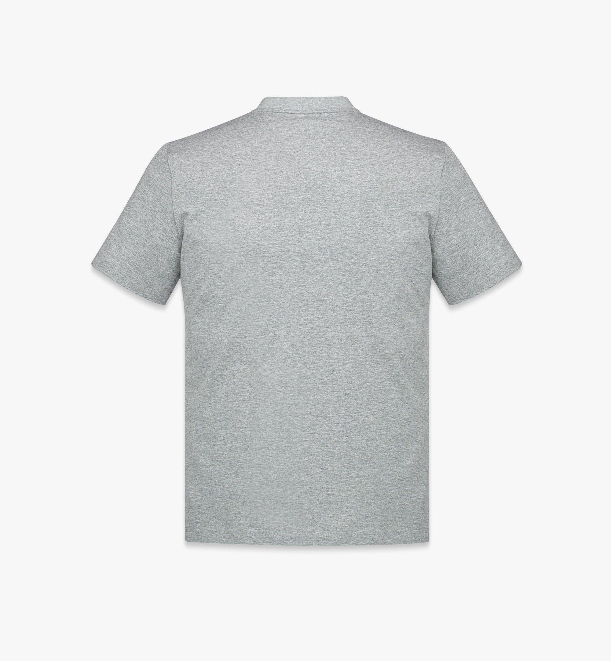 MCM Mロゴ刺繍入りTシャツ - オーガニックコットン Grey MHTEAMM09ET00M ほかの角度から見る 1