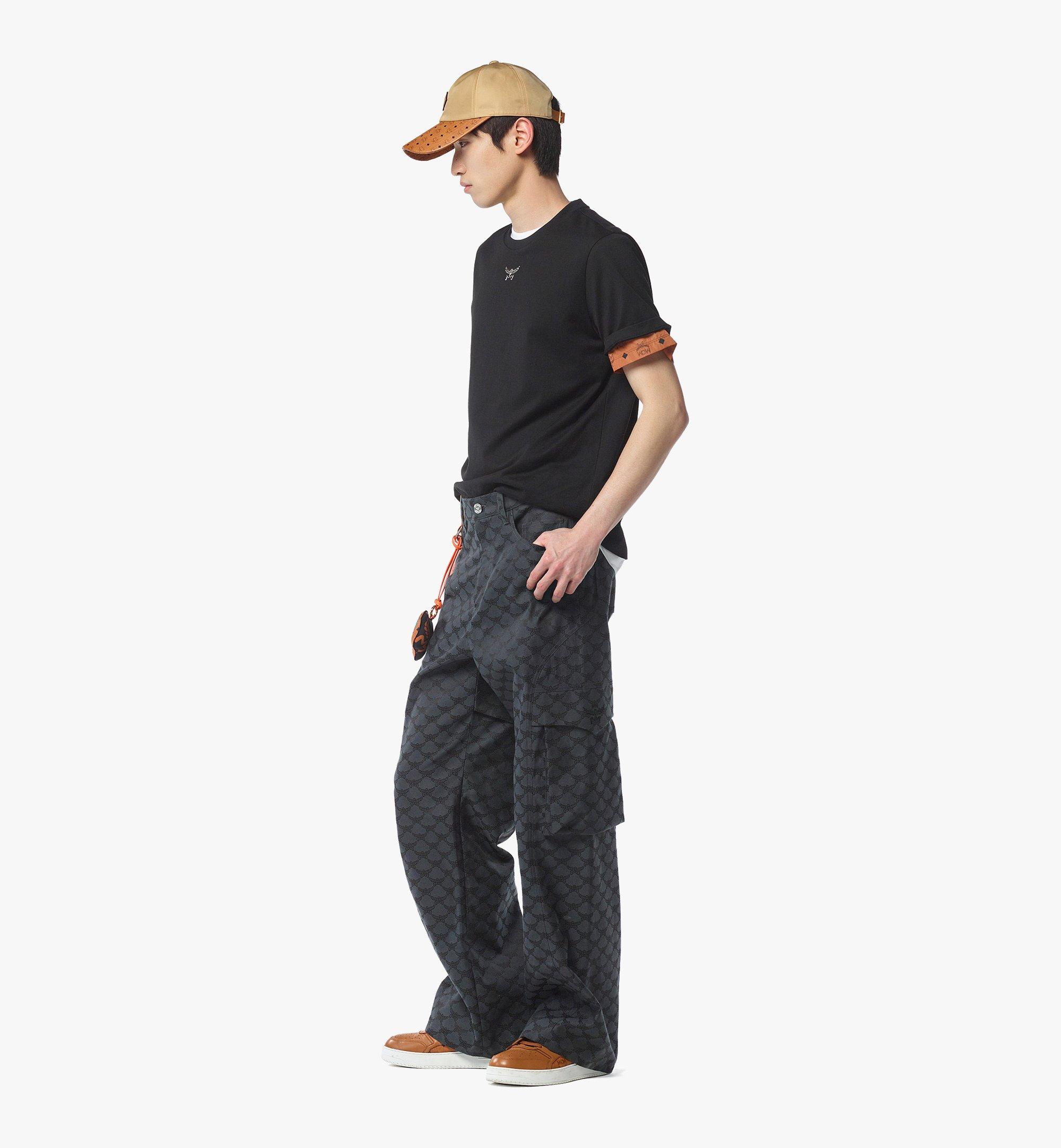 MCM Essential Logo印花棉T恤 Black MHTESBC01BK00L 更多视角 2