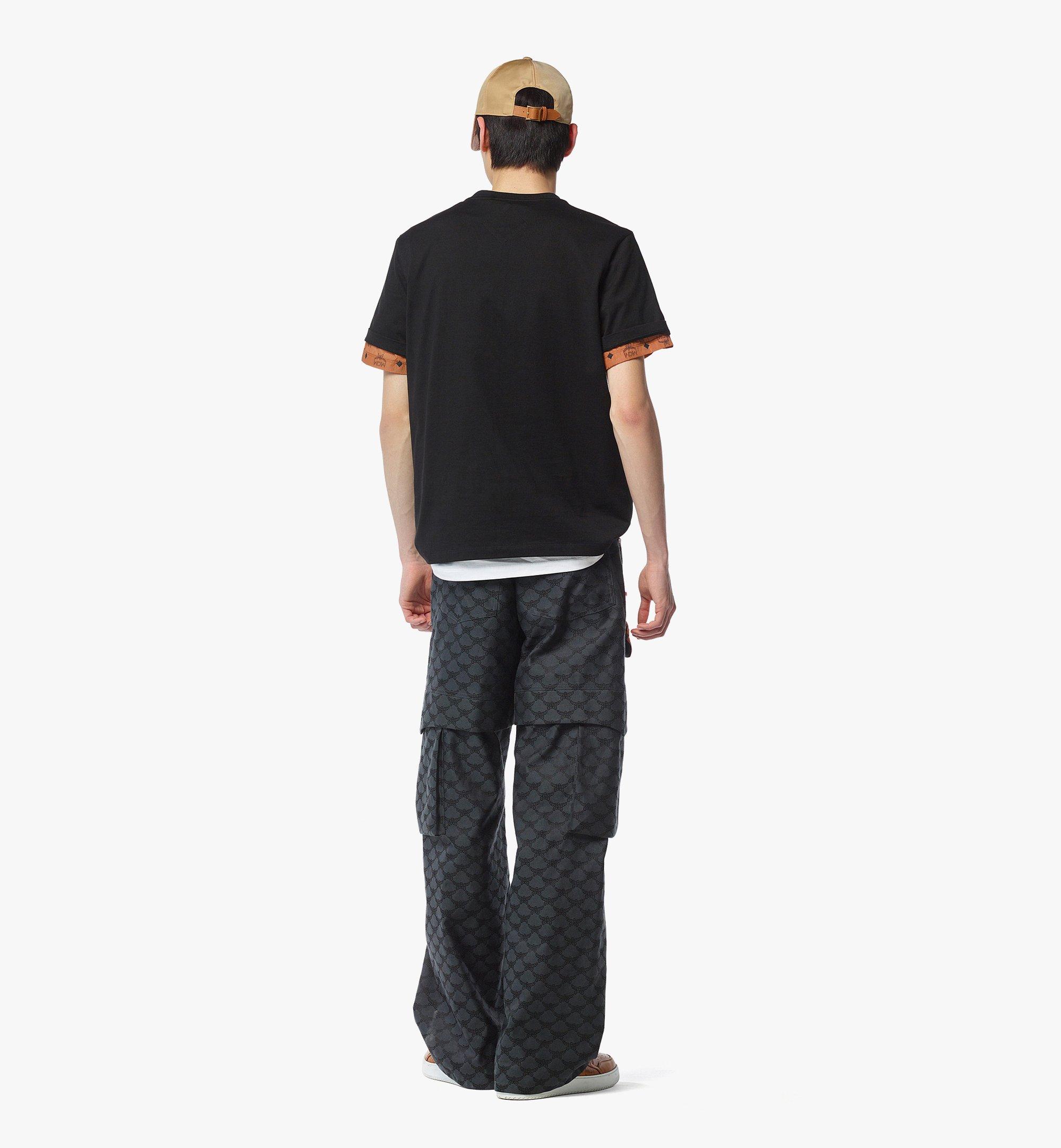 MCM Essential Logo印花棉T恤 Black MHTESBC01BK00L 更多视角 3