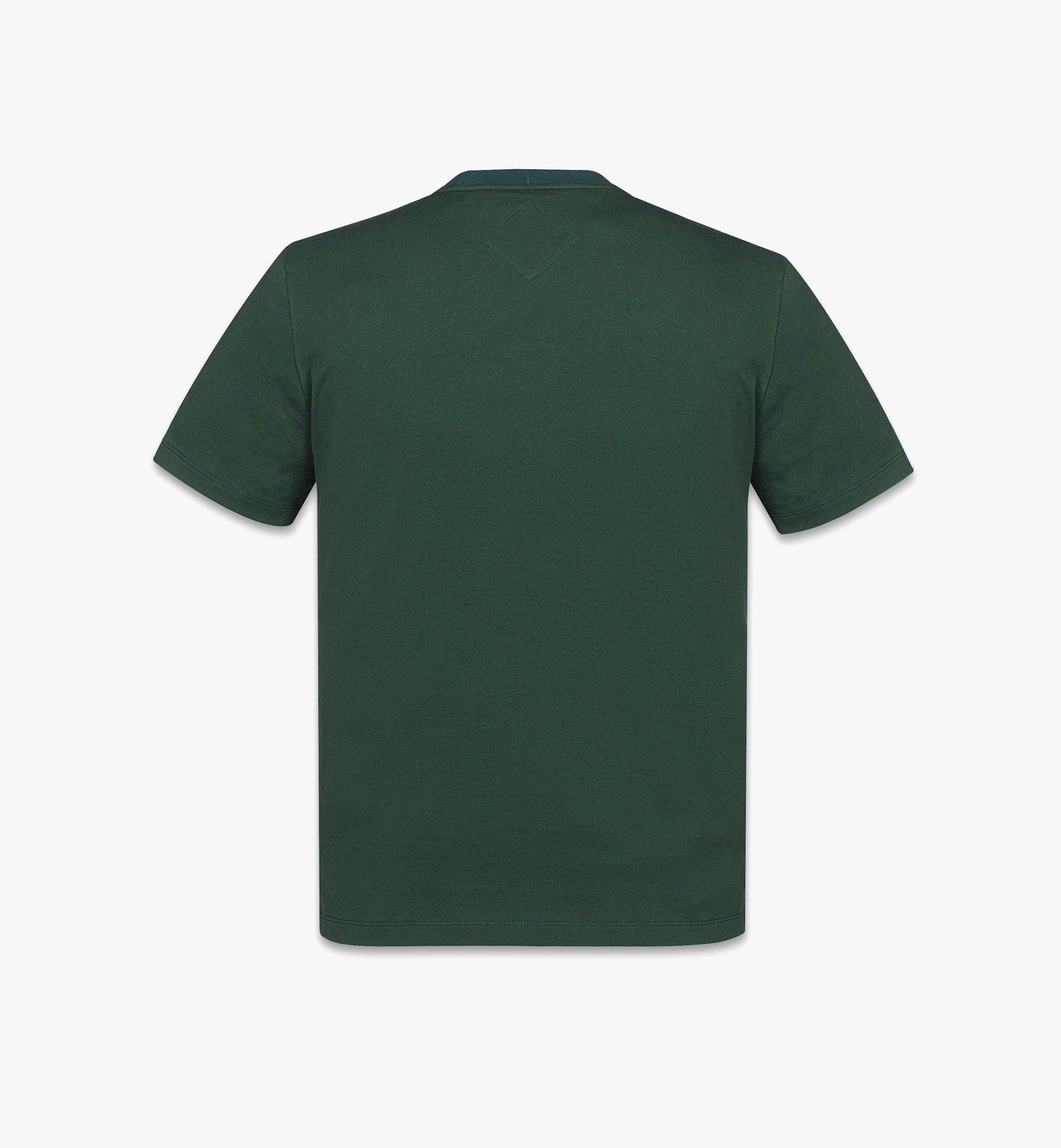 MCM T-Shirt Essential aus Bio-Baumwolle mit Logo auf Brusttasche Green MHTESBC02G000L Noch mehr sehen 1