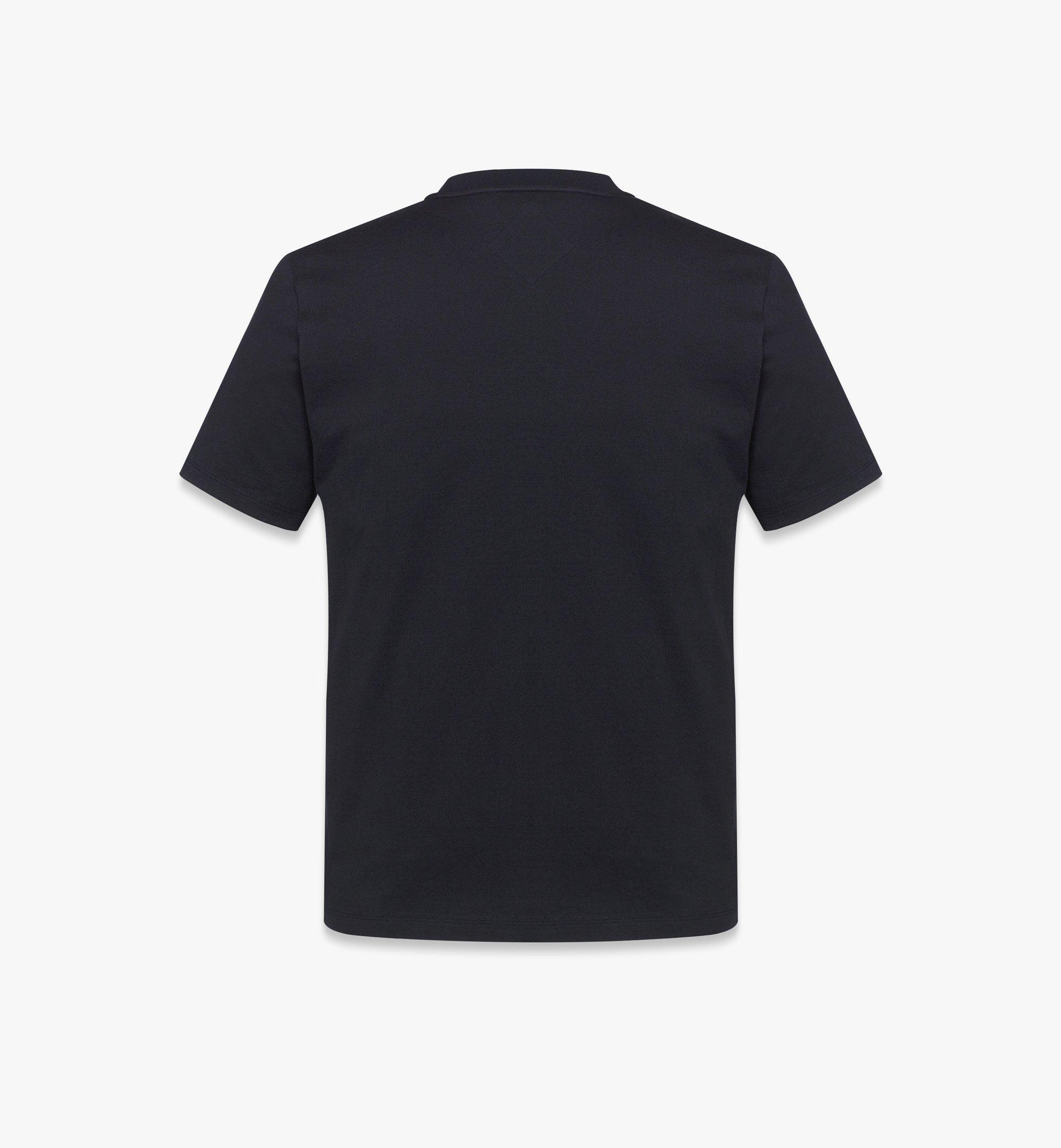 Large Essential Logo Pocket T-Shirt in Organic Cotton Blue | MCM ®US