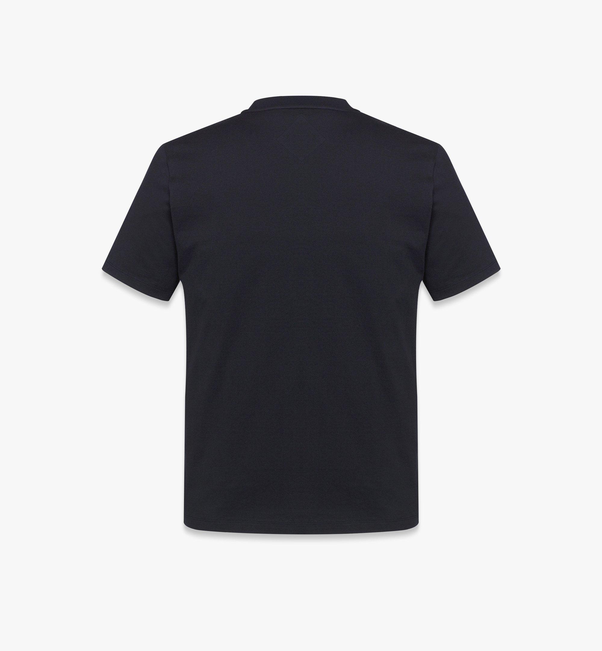 MCM T-Shirt Essential aus Bio-Baumwolle mit Logo auf Brusttasche Navy MHTESBC02VD2XL Noch mehr sehen 1