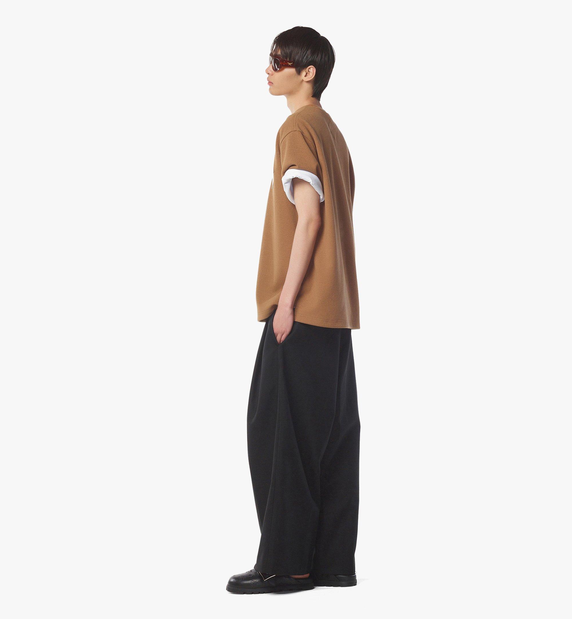 MCM Bouclé-T-Shirt mit Logoaufnäher Cognac MHTESMM02CO00M Noch mehr sehen 2