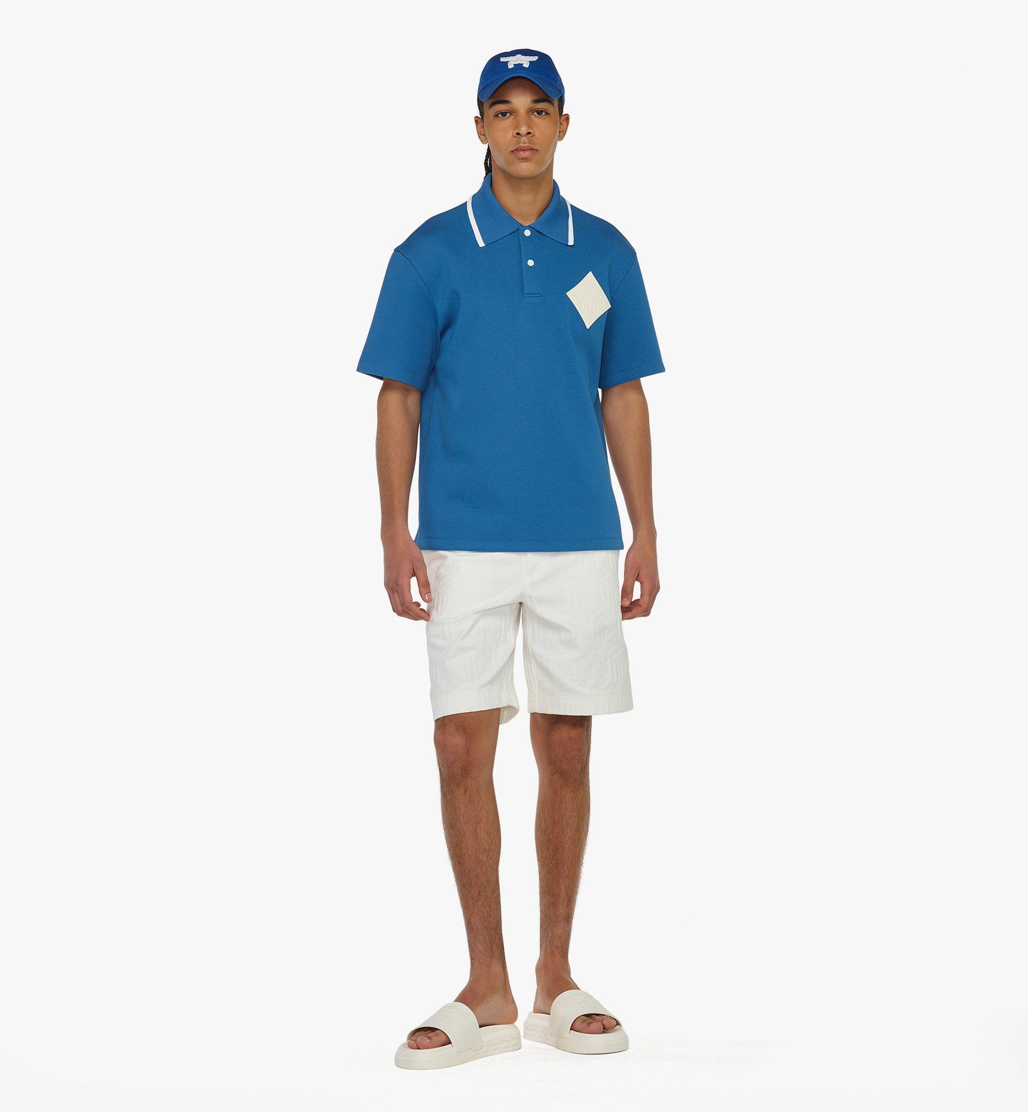 MCM Piqué-Polo mit Logoaufnäher Blue MHTESMM13H000S Noch mehr sehen 2