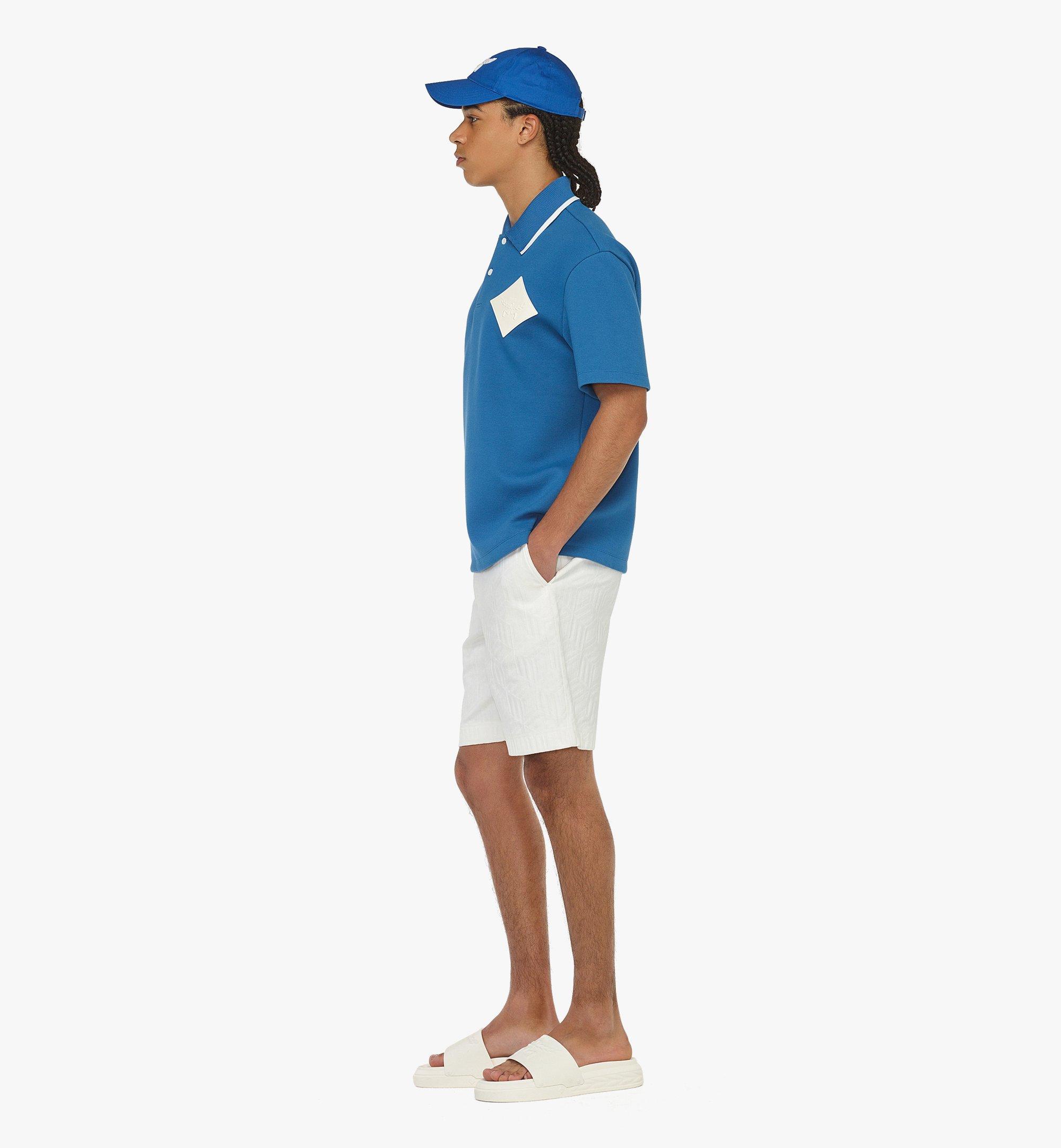 MCM Piqué-Polo mit Logoaufnäher Blue MHTESMM13H000S Noch mehr sehen 2