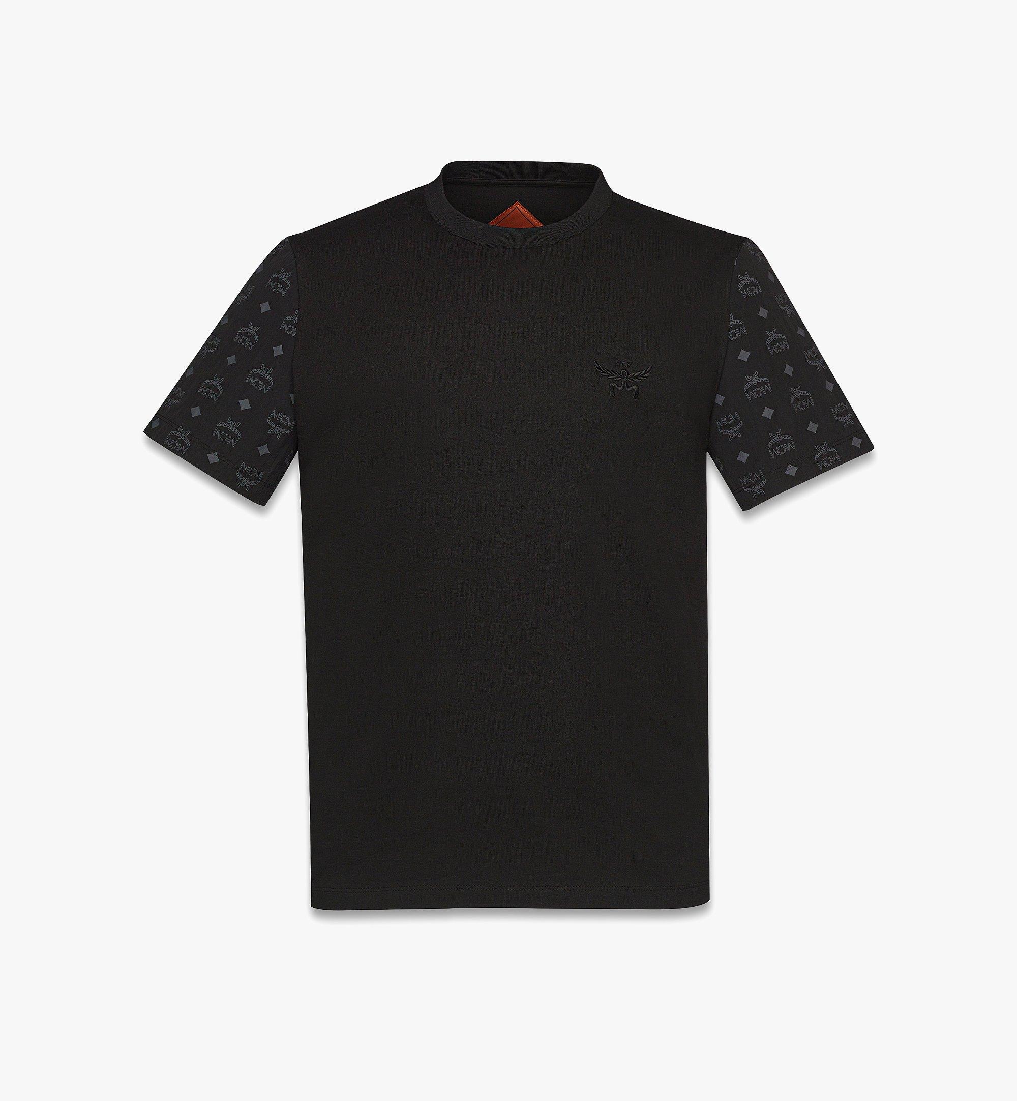 Logo T-Shirt in Organic Cotton and Monogram ECONYL®